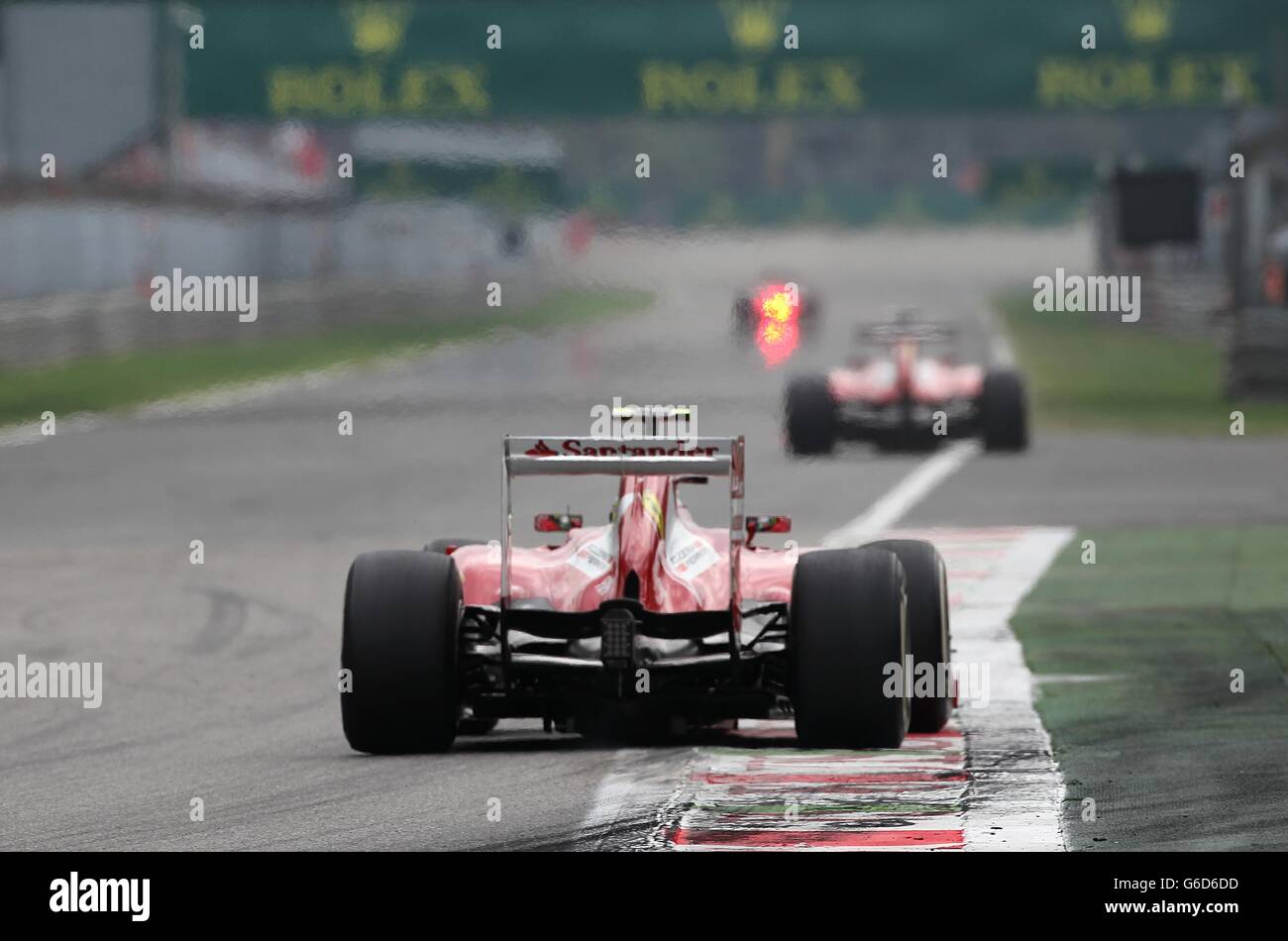 Ferrari's Fernando Alonso during the Italian Grand Prix and the Autodromo Nazionale Monza, Monza, Italy. Stock Photo