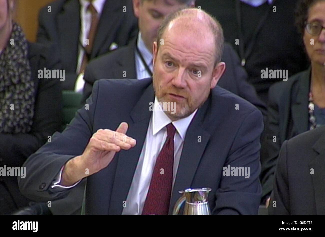 Former BBC director general Mark Thompson, speaks to the Commons Public