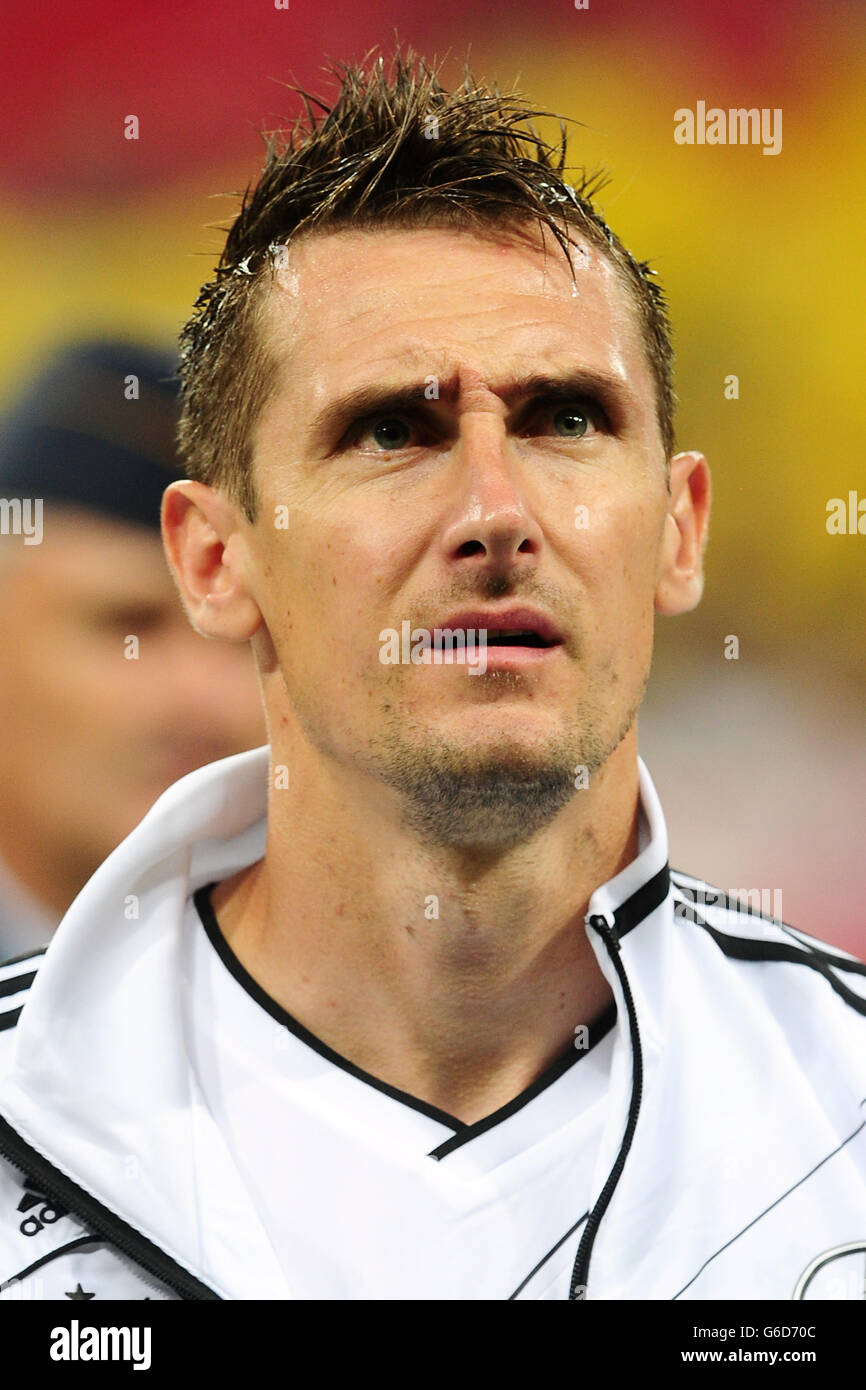 Soccer - 2014 World Cup Qualifier - Europe - Group C - Germany v Austria - Allianz Arena. Miroslav Klose, Germany. Stock Photo