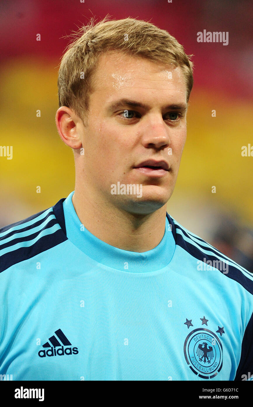 Soccer - 2014 World Cup Qualifier - Europe - Group C - Germany v Austria - Allianz Arena. Goalkeeper Manuel Neuer, Germany. Stock Photo