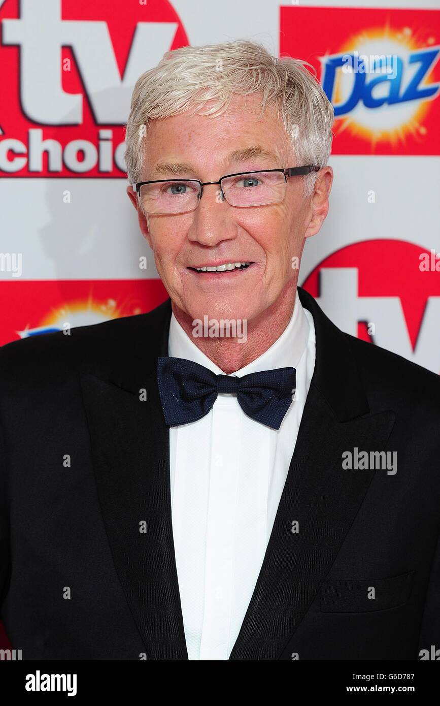 Paul O'Grady arriving for the 2013 TV Choice awards at the Dorchester
