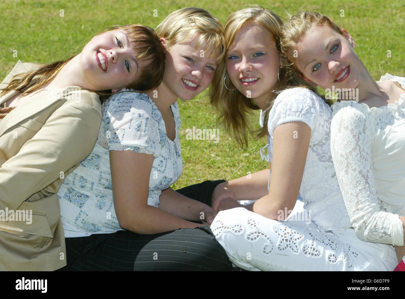 Iceland’s first quadruplets, from left: Alexandra, Brynhildur, Elin and