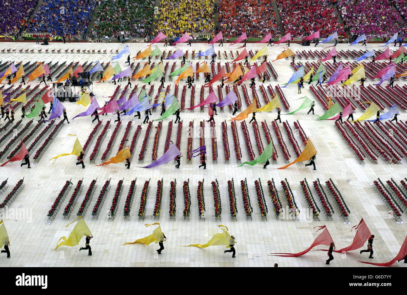 Special Olympics Opening Ceremony Stock Photo Alamy