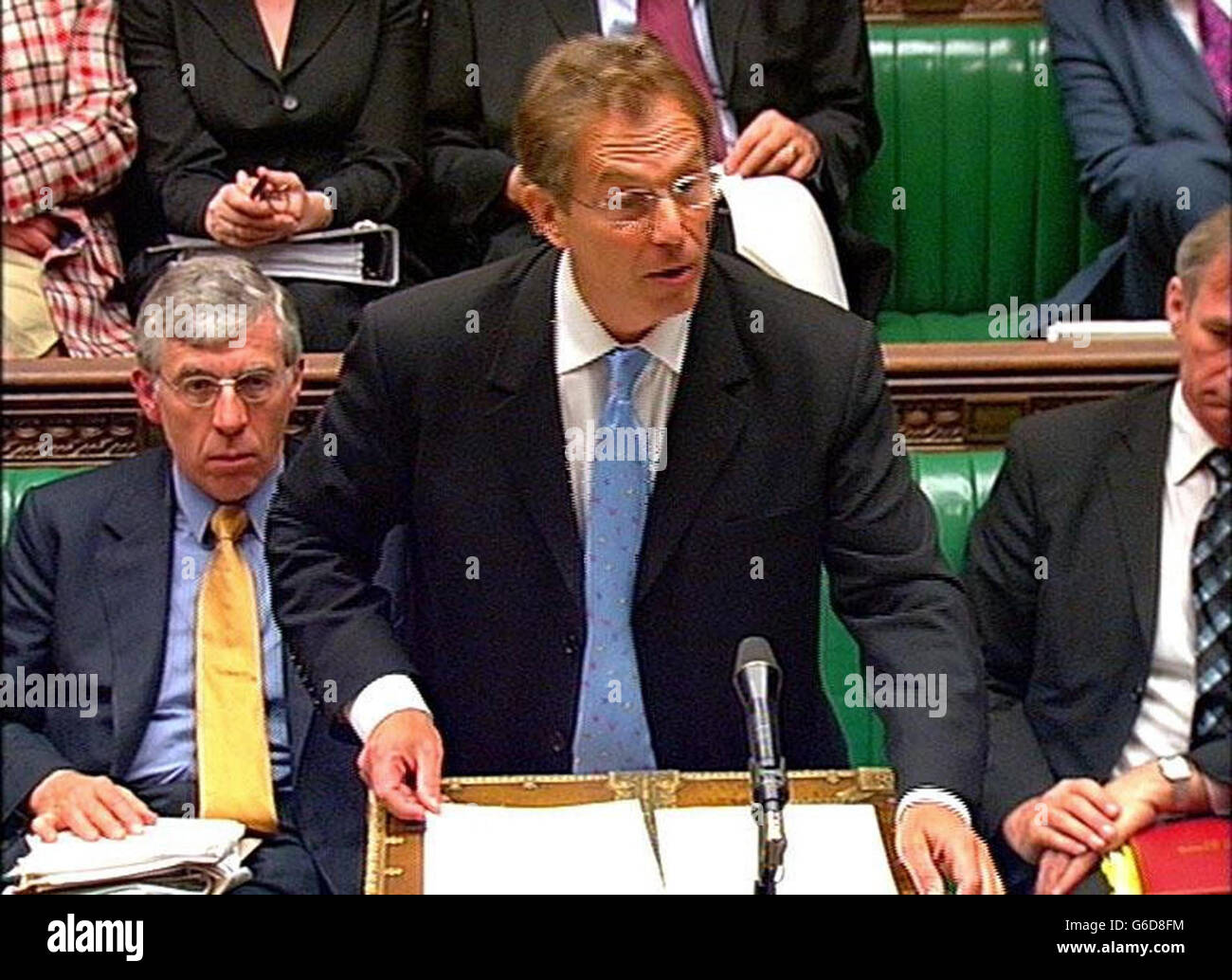 Tony Blair Europe debate Stock Photo