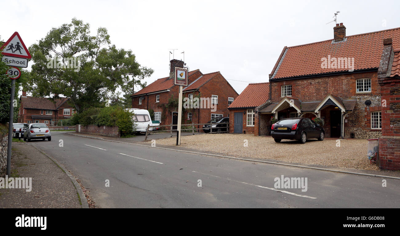 Anmer Hall - Norfolk Stock Photo