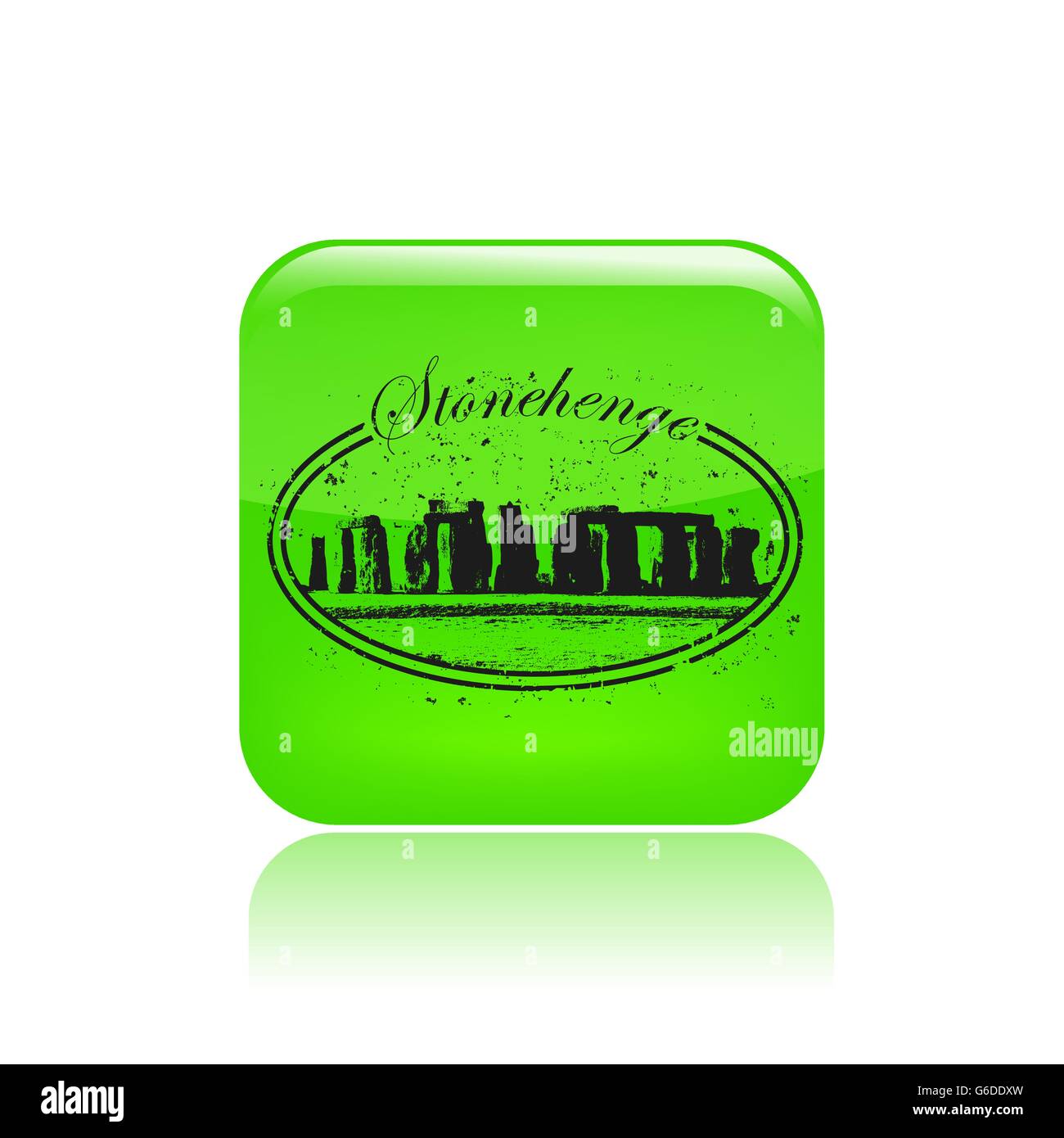 Vector illustration of single isolated Stonehenge icon Stock Vector ...