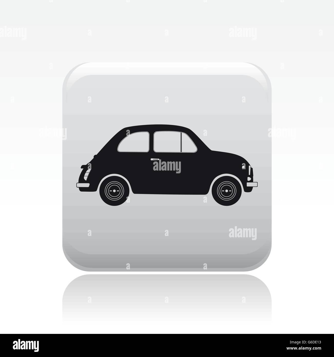 Vector illustration of single isolated car icon Stock Vector Image ...
