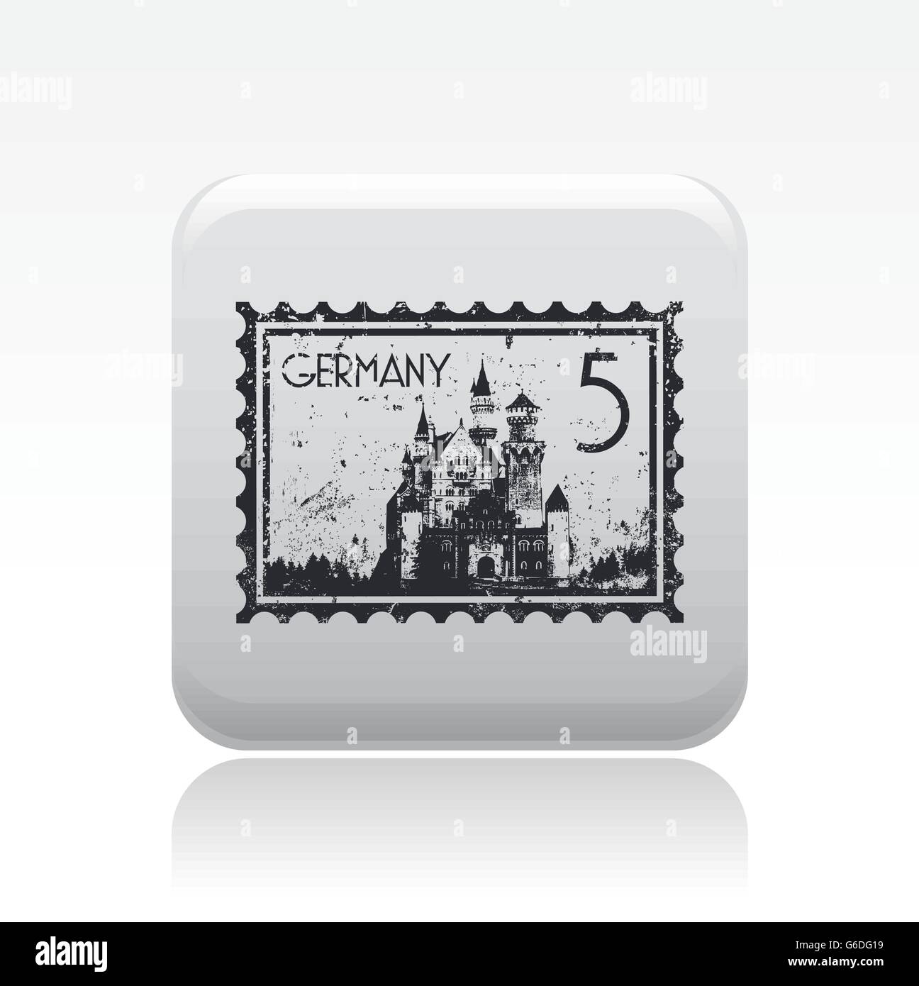 Vector illustration of single isolated Germany icon Stock Vector Image ...