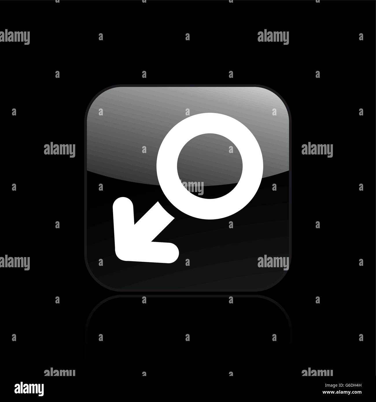 Vector illustration of single isolated male icon Stock Vector Image ...