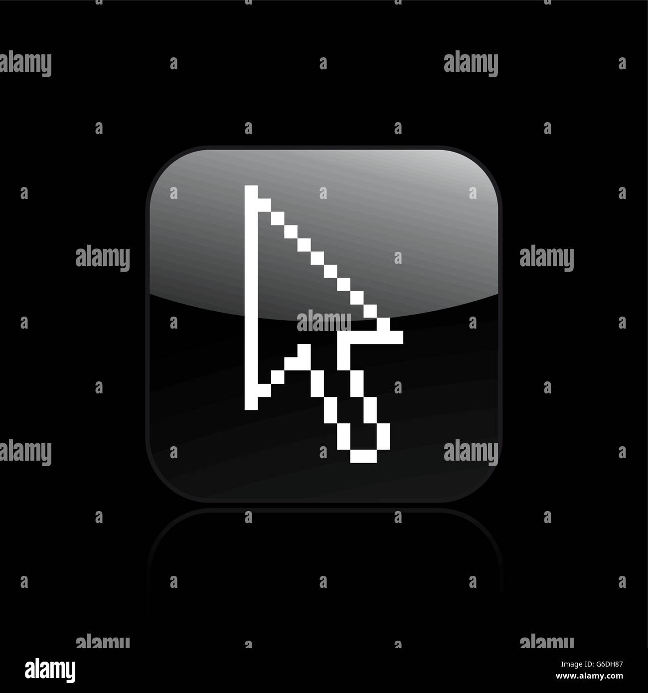 Vector illustration of single isolated pixel icon Stock Vector Image ...
