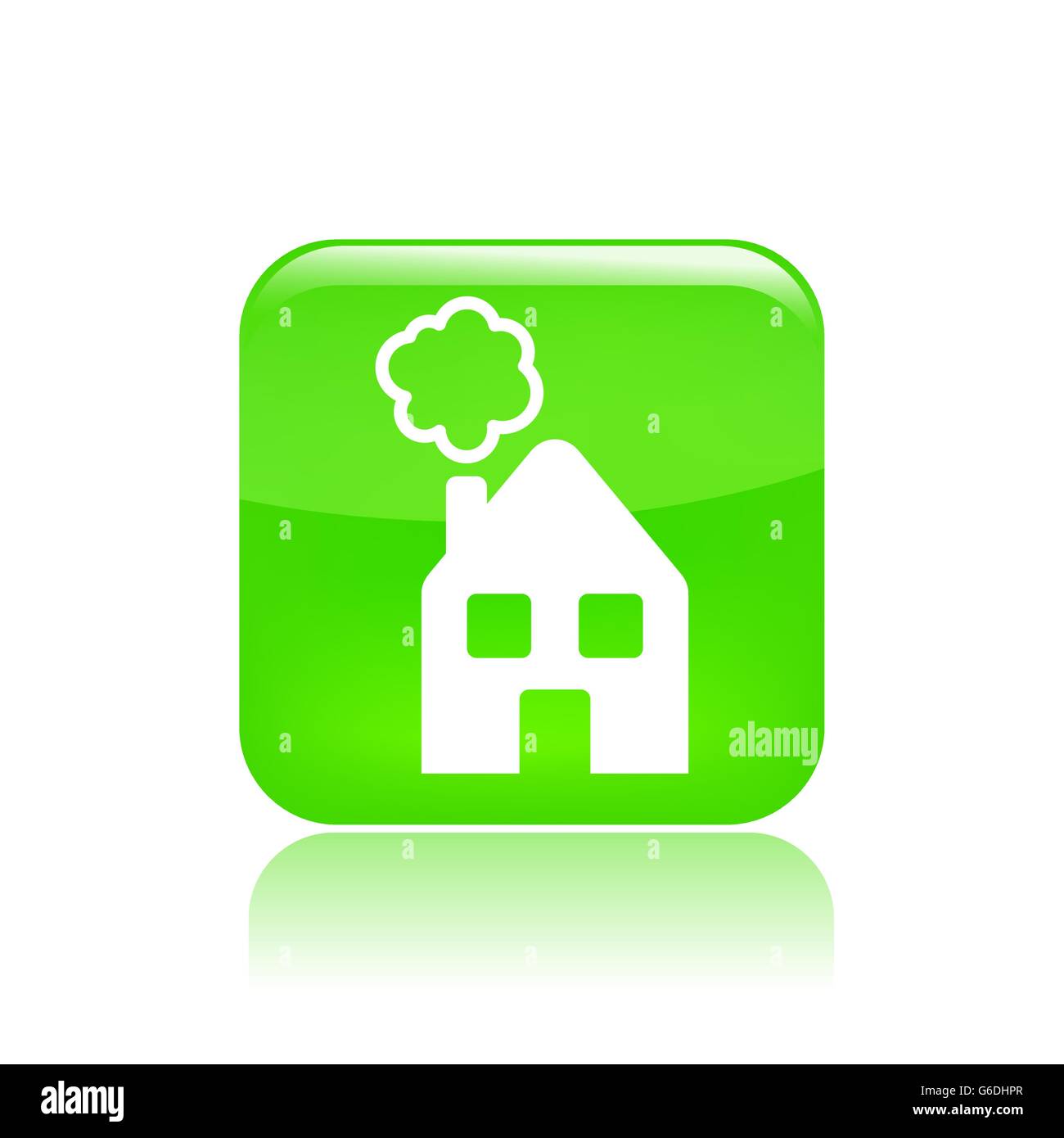 Vector illustration of single isolated home icon Stock Vector Image ...
