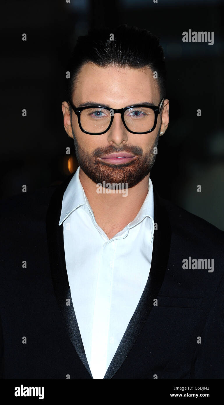 Rylan Clark arrives at the Specsavers Spectacle Wearer of the Year ...