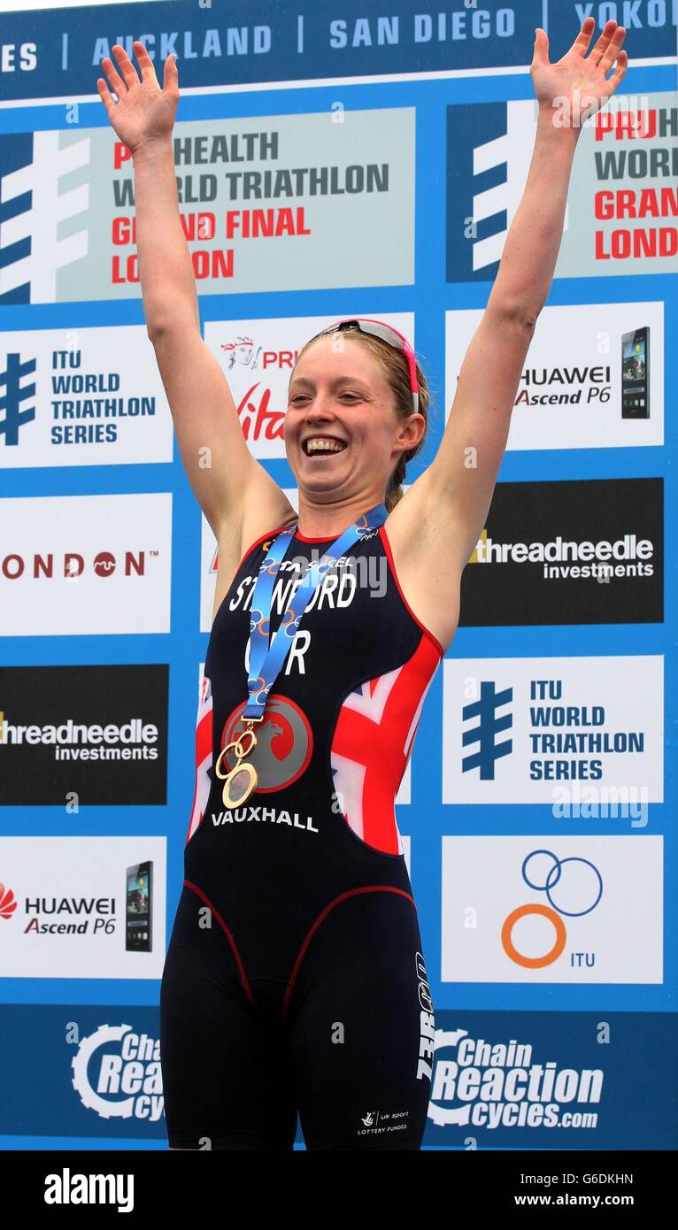 Itu triathlon world series woman High Resolution Stock Photography and