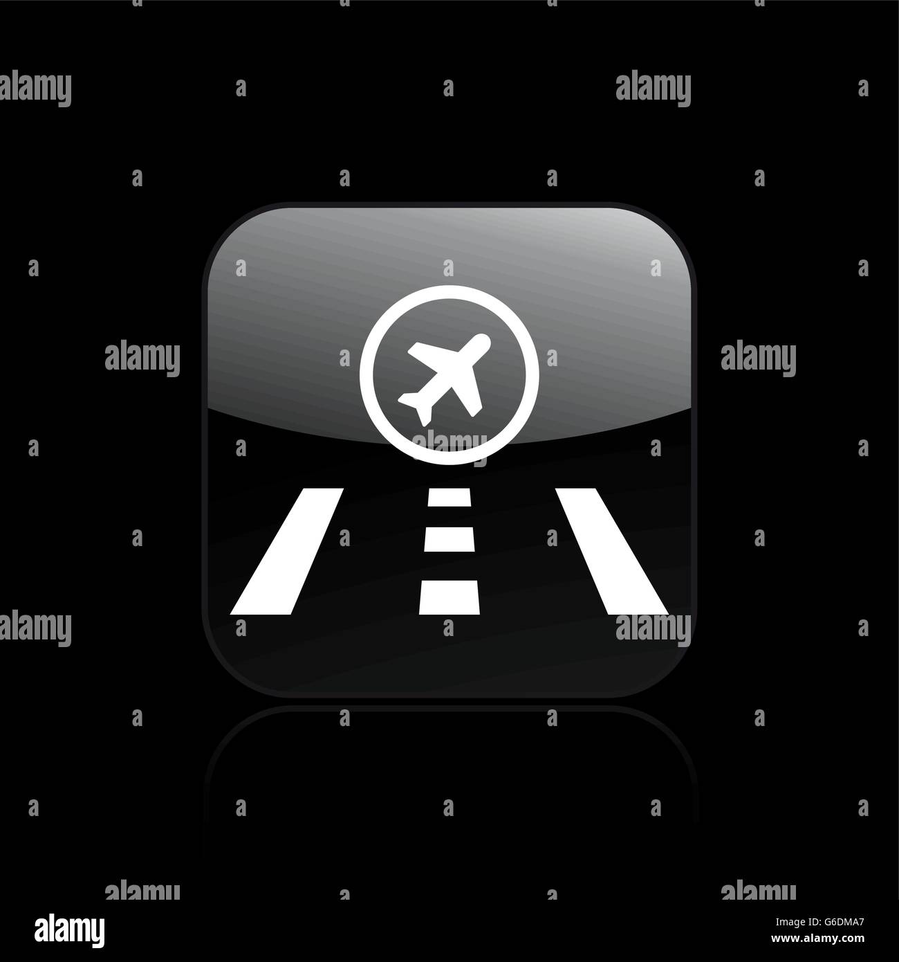 Vector illustration of single isolated airport icon Stock Vector Image ...