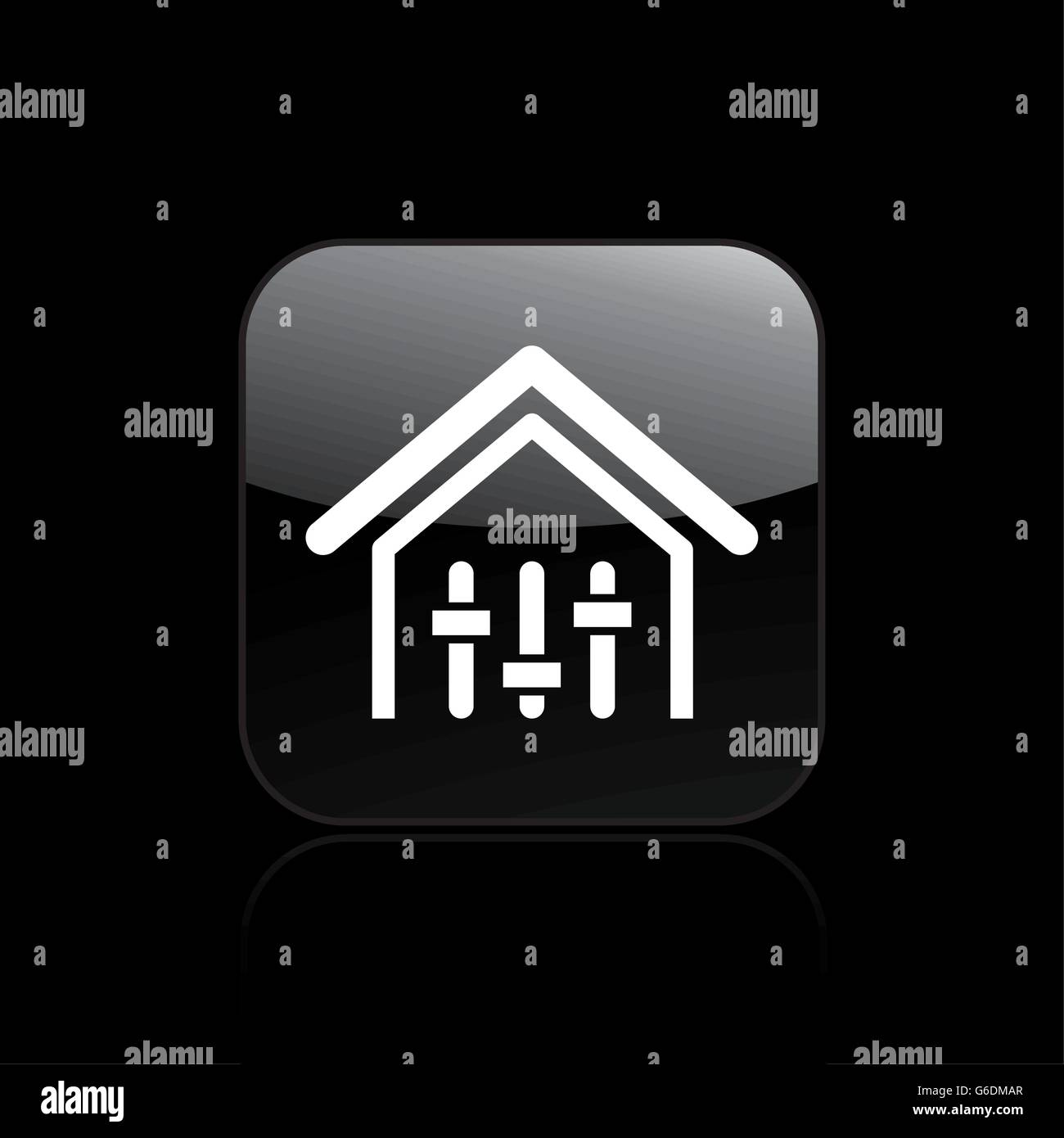Vector illustration of single isolated house mixer icon Stock Vector ...
