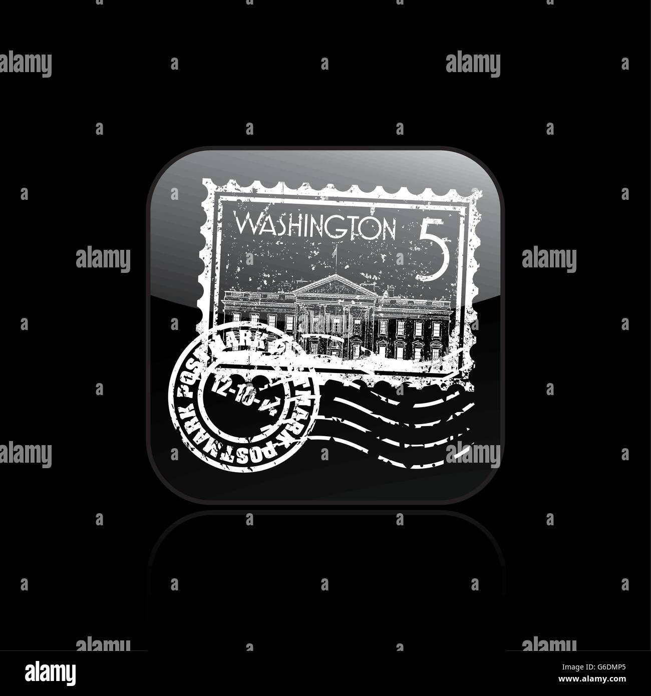 Vector illustration of single isolated USA icon Stock Vector Image ...