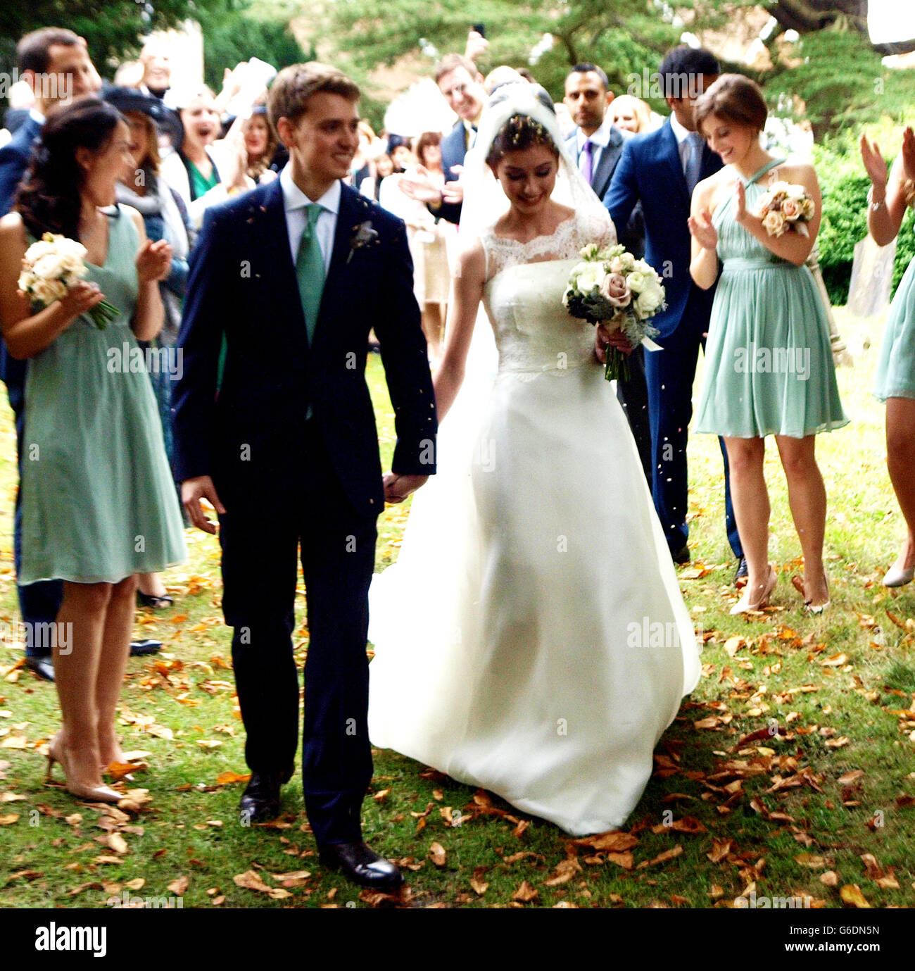 Euan Blair wedding Stock Photo - Alamy