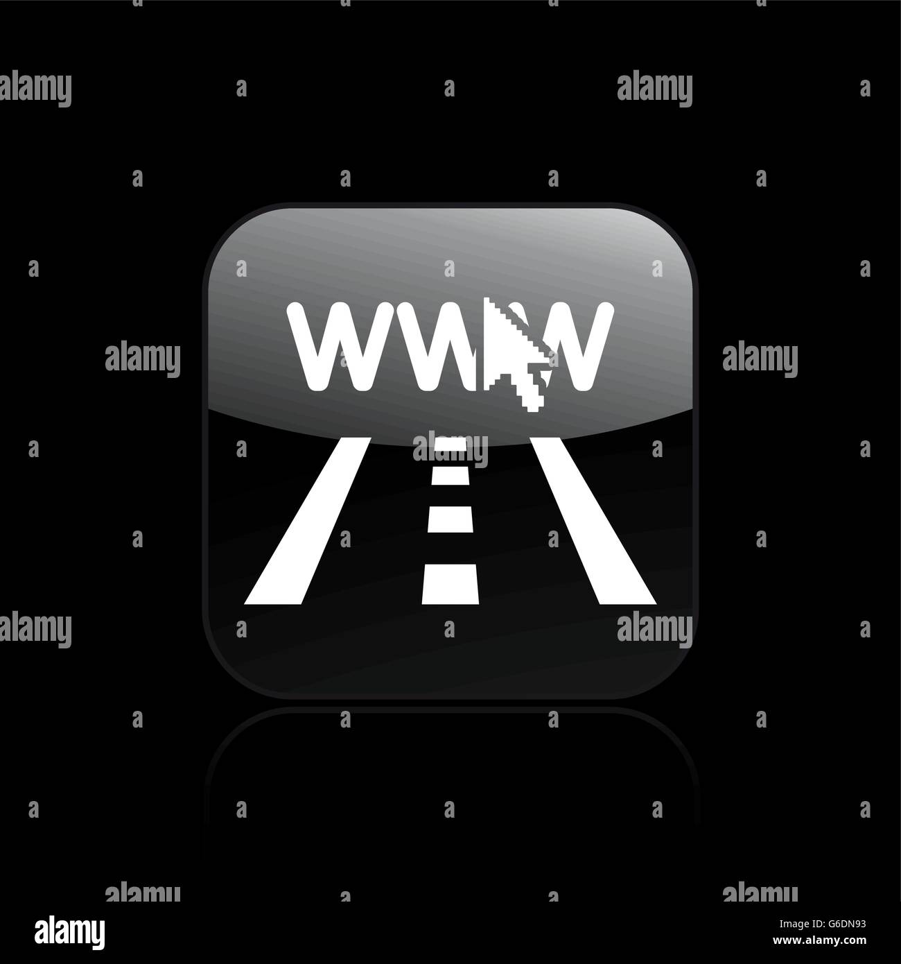 Vector illustration of single isolated car navigator icon Stock Vector ...