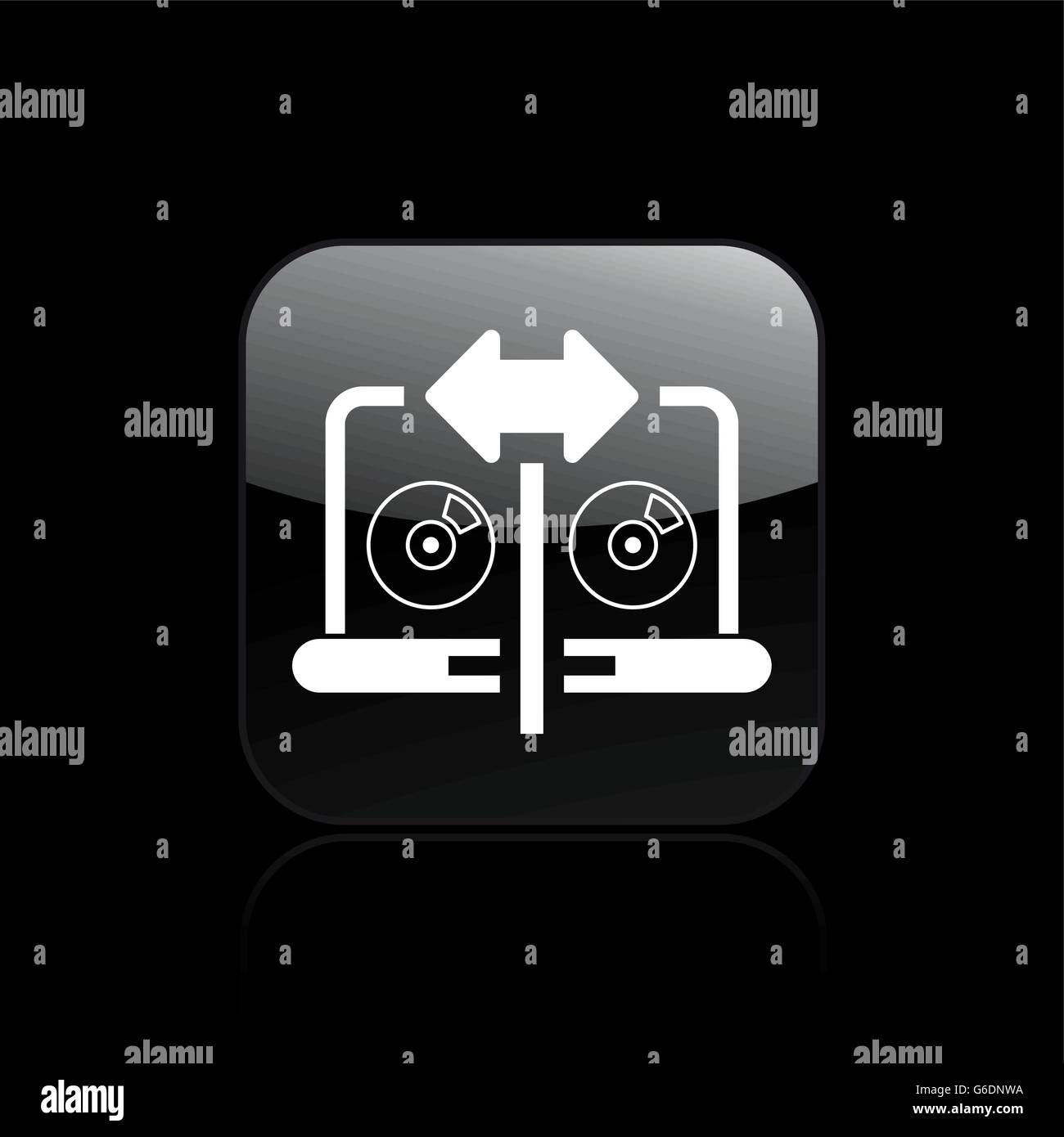Vector illustration of single isolated share icon Stock Vector Image ...