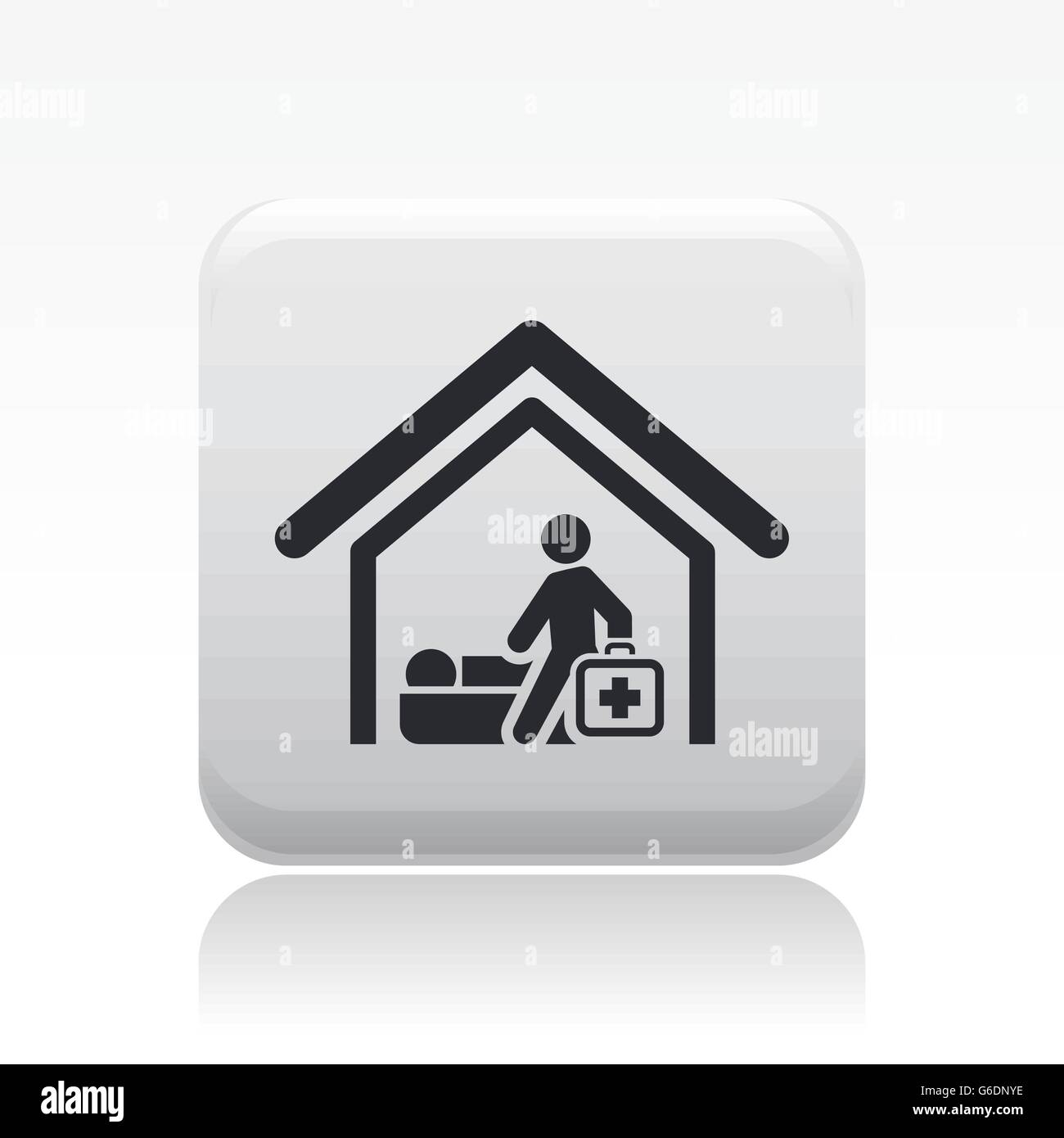 Vector illustration of single isolated medical icon Stock Vector Image ...