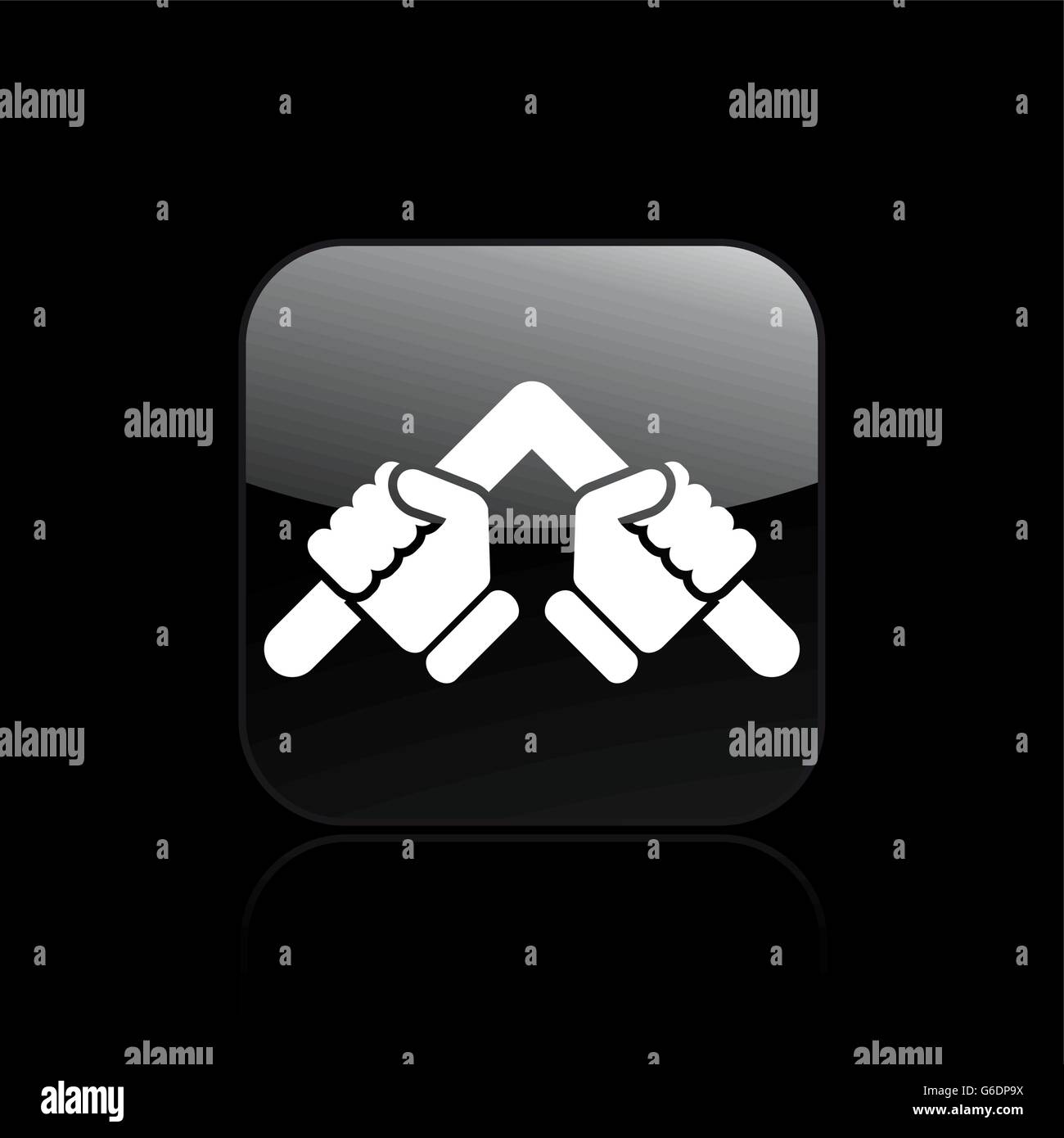 Vector illustration of single isolated fold icon Stock Vector Image ...