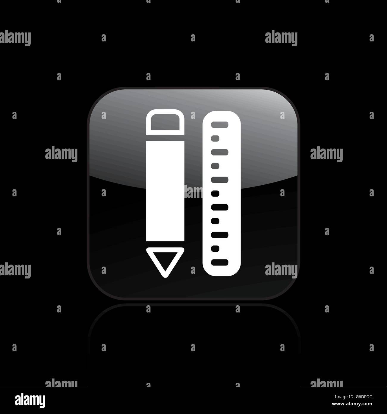 Vector illustration of single isolated design tools icon Stock Vector ...