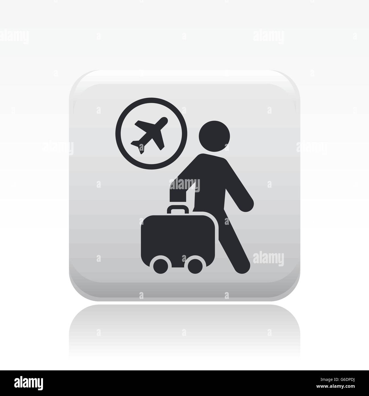 Vector illustration of single isolated airport icon Stock Vector Image ...