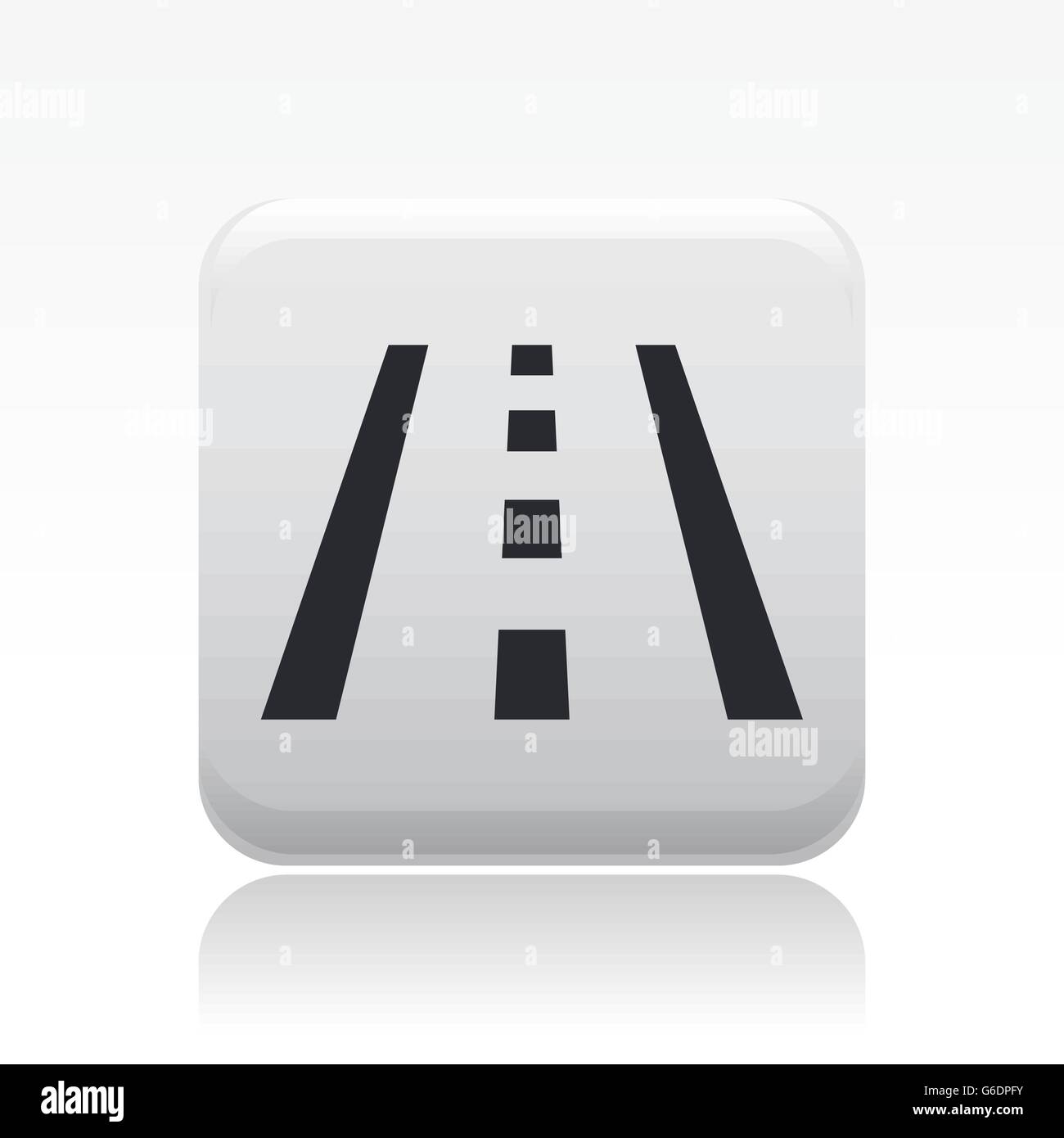 Vector illustration of single isolated road icon Stock Vector Image ...