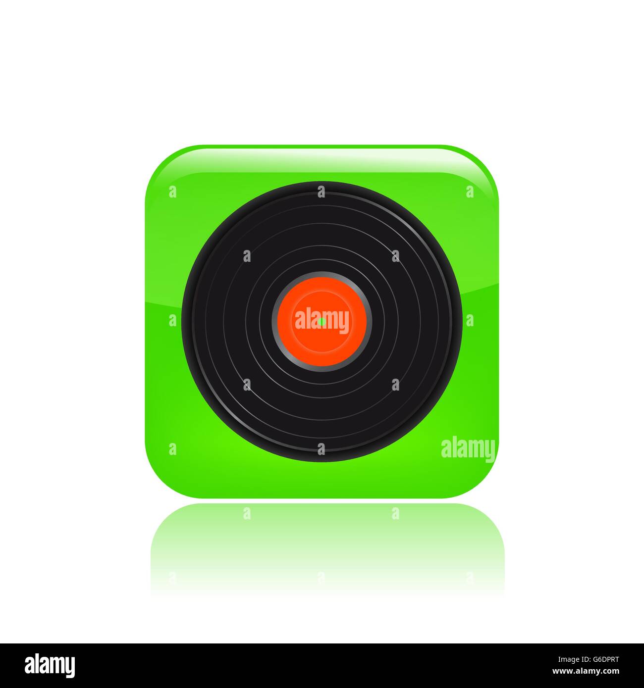 Vector illustration of single isolated disco icon Stock Vector Image ...