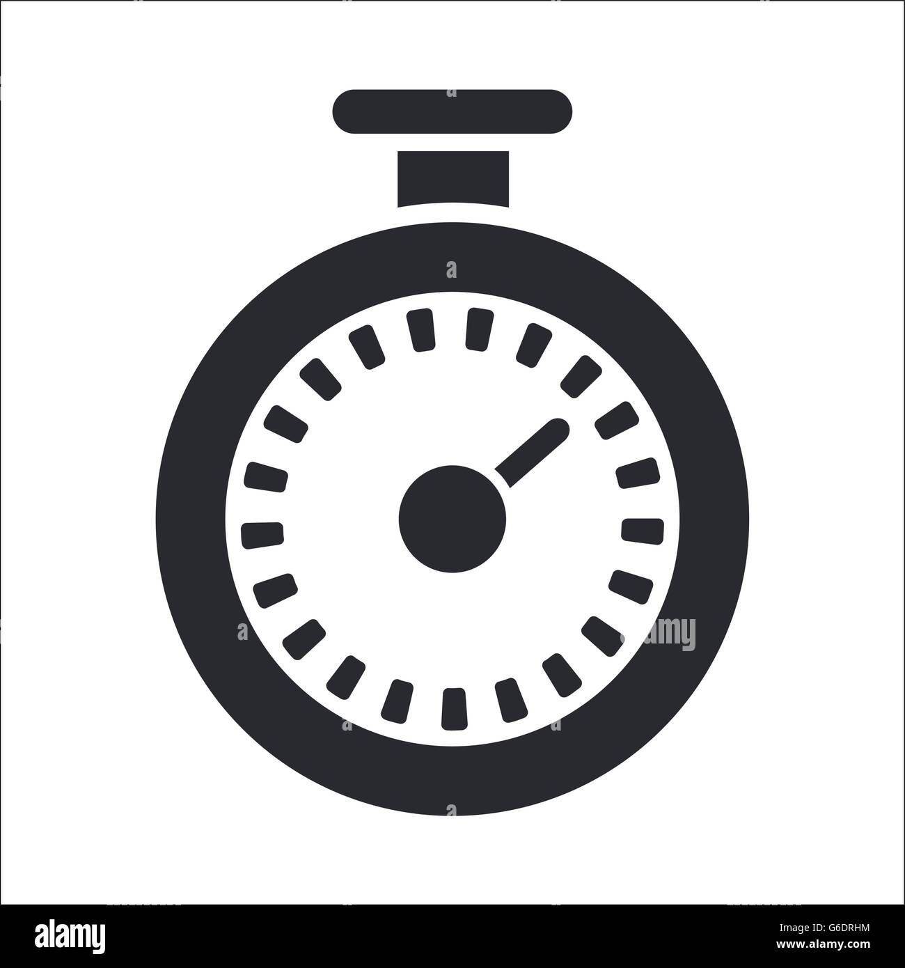 Vector illustration of single isolated timer icon Stock Vector Image ...