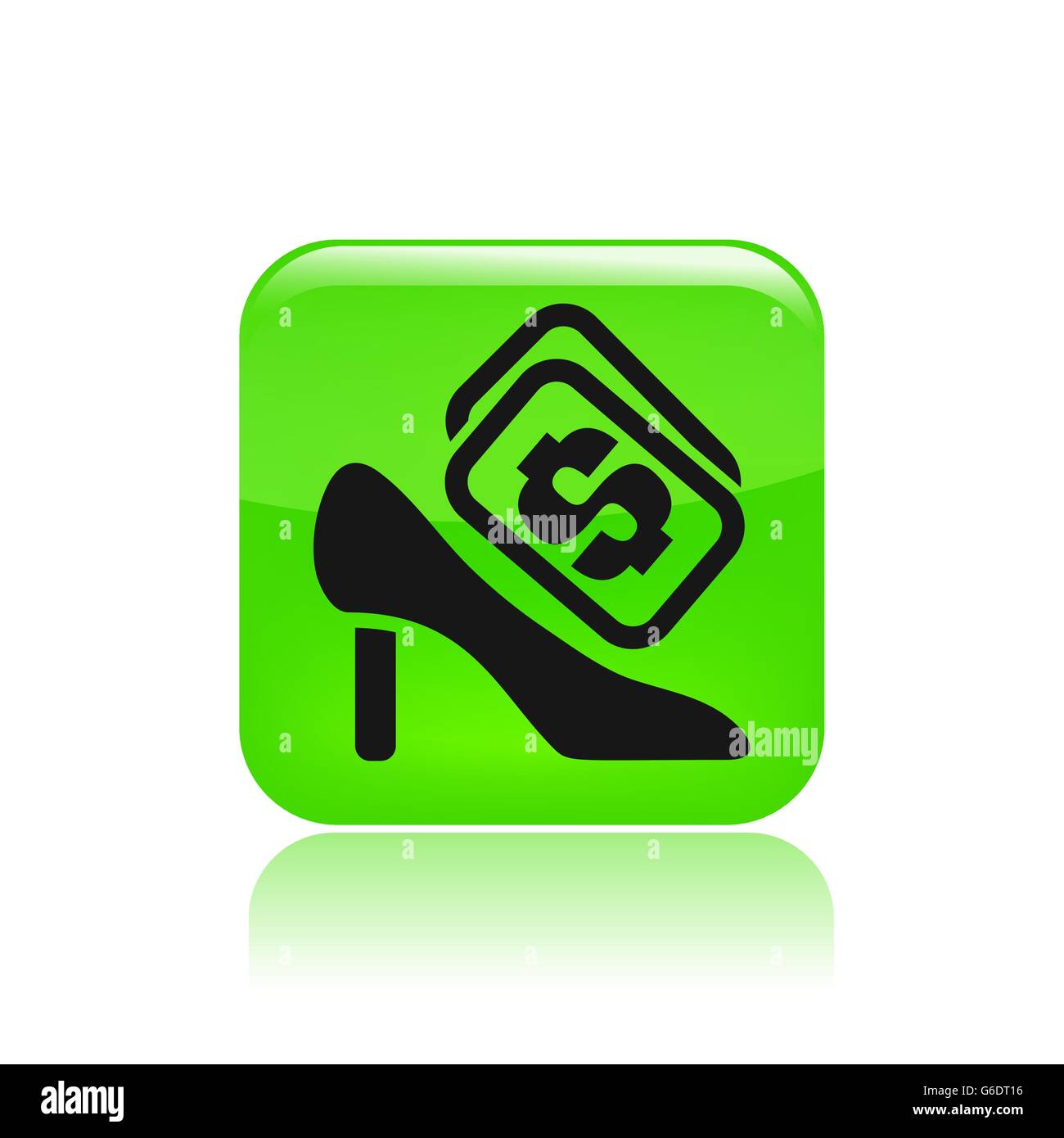Vector illustration of single isolated shoe icon Stock Vector Image ...