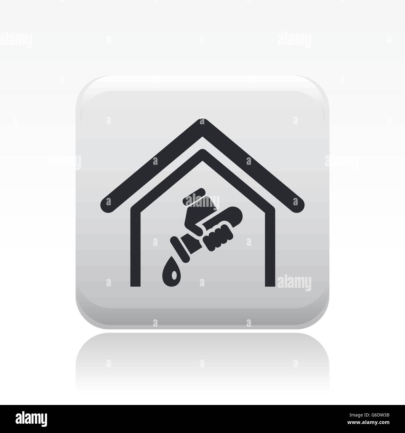 Vector illustration of single isolated water icon Stock Vector Image ...