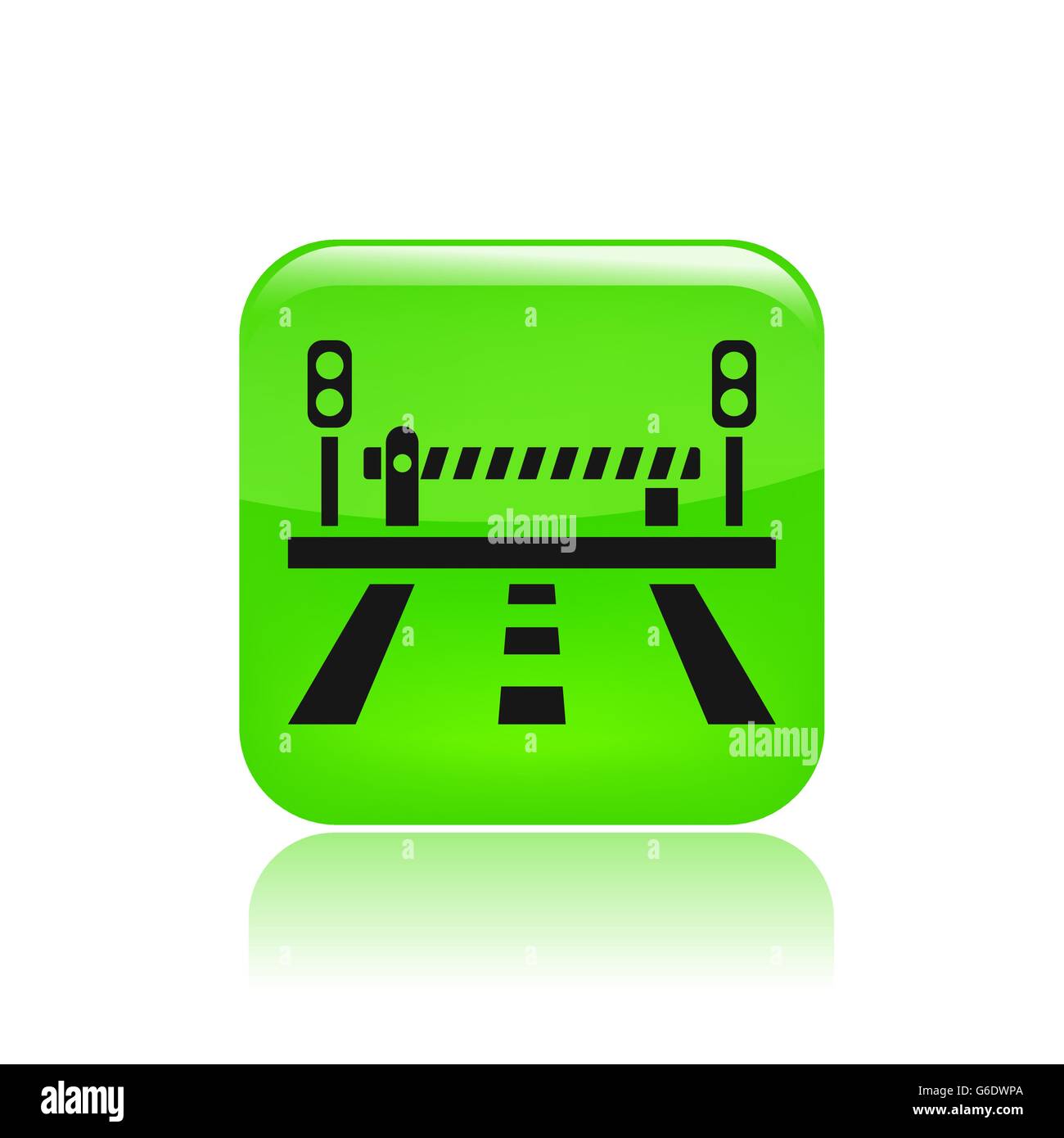 Vector illustration of single isolated road icon Stock Vector Image ...