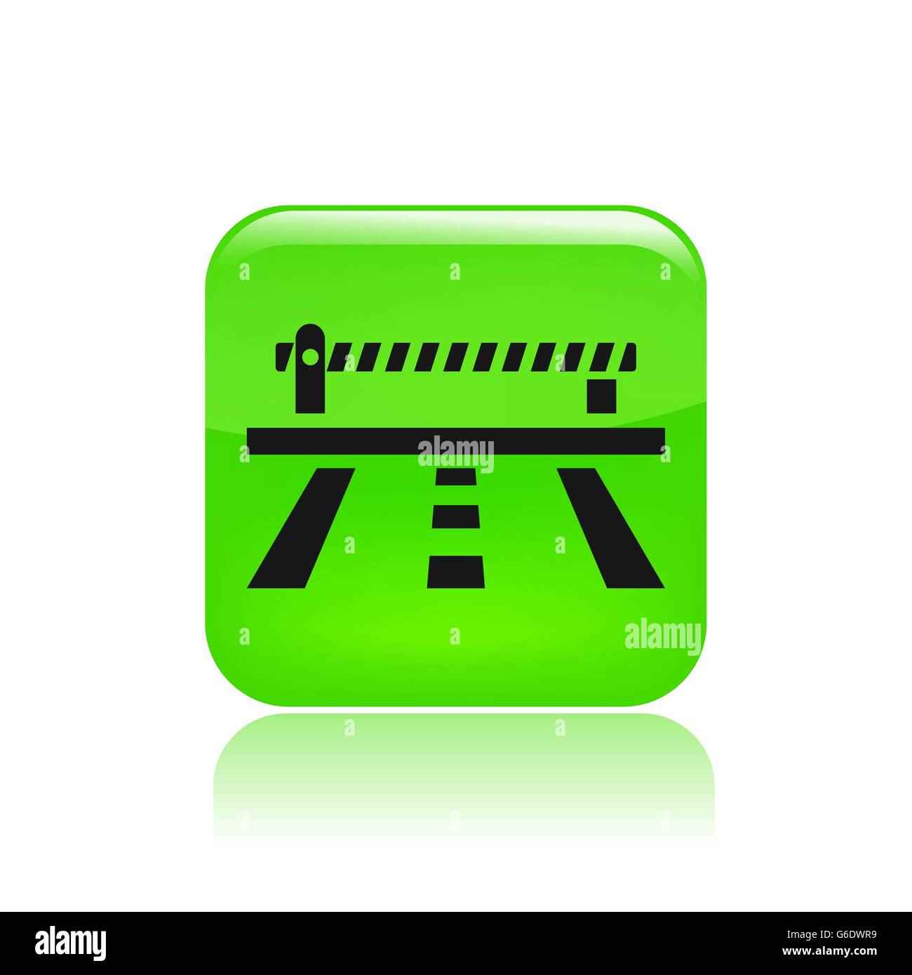 Vector illustration of single isolated road icon Stock Vector Image ...