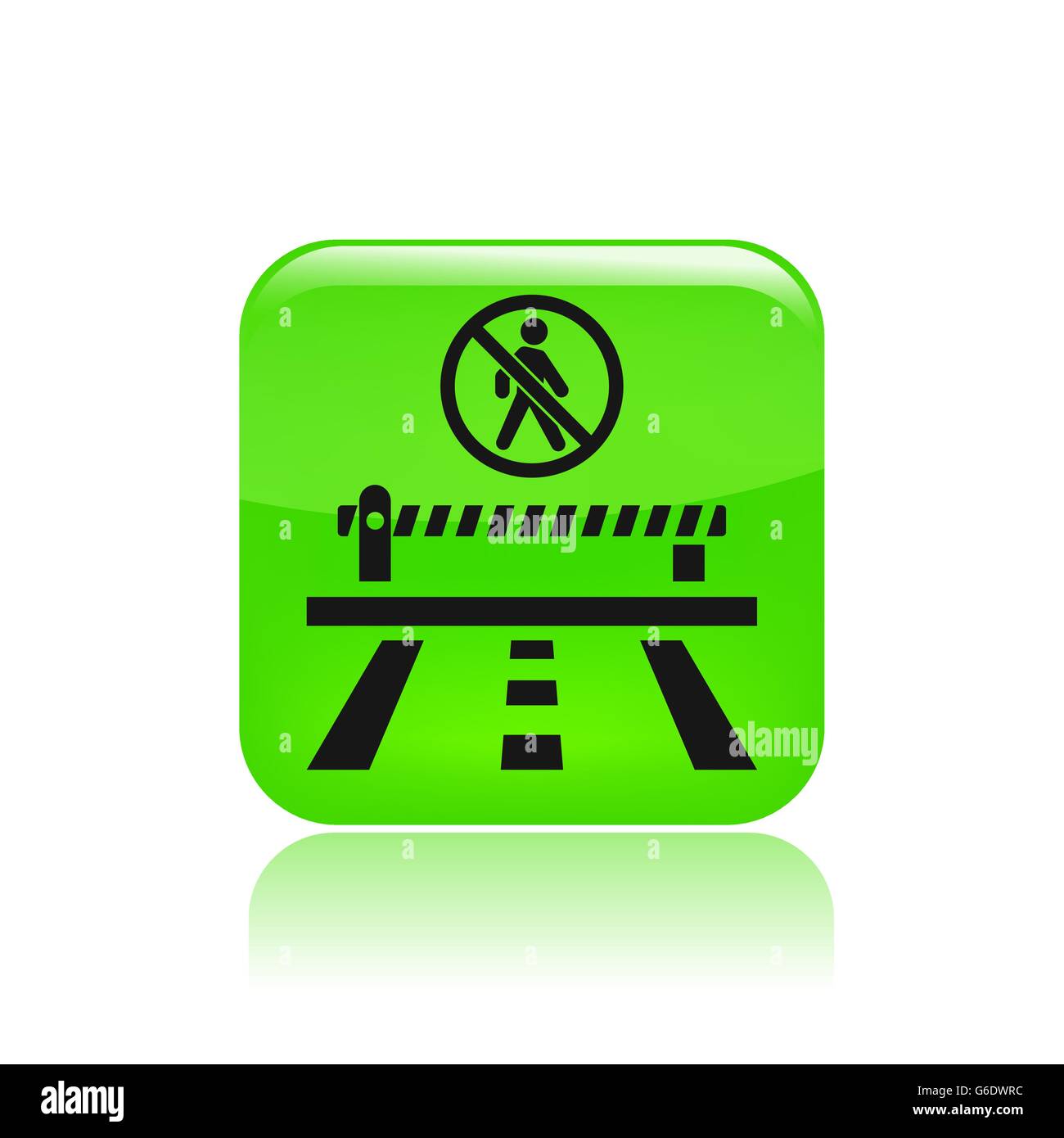 Vector illustration of single isolated road icon Stock Vector Image ...