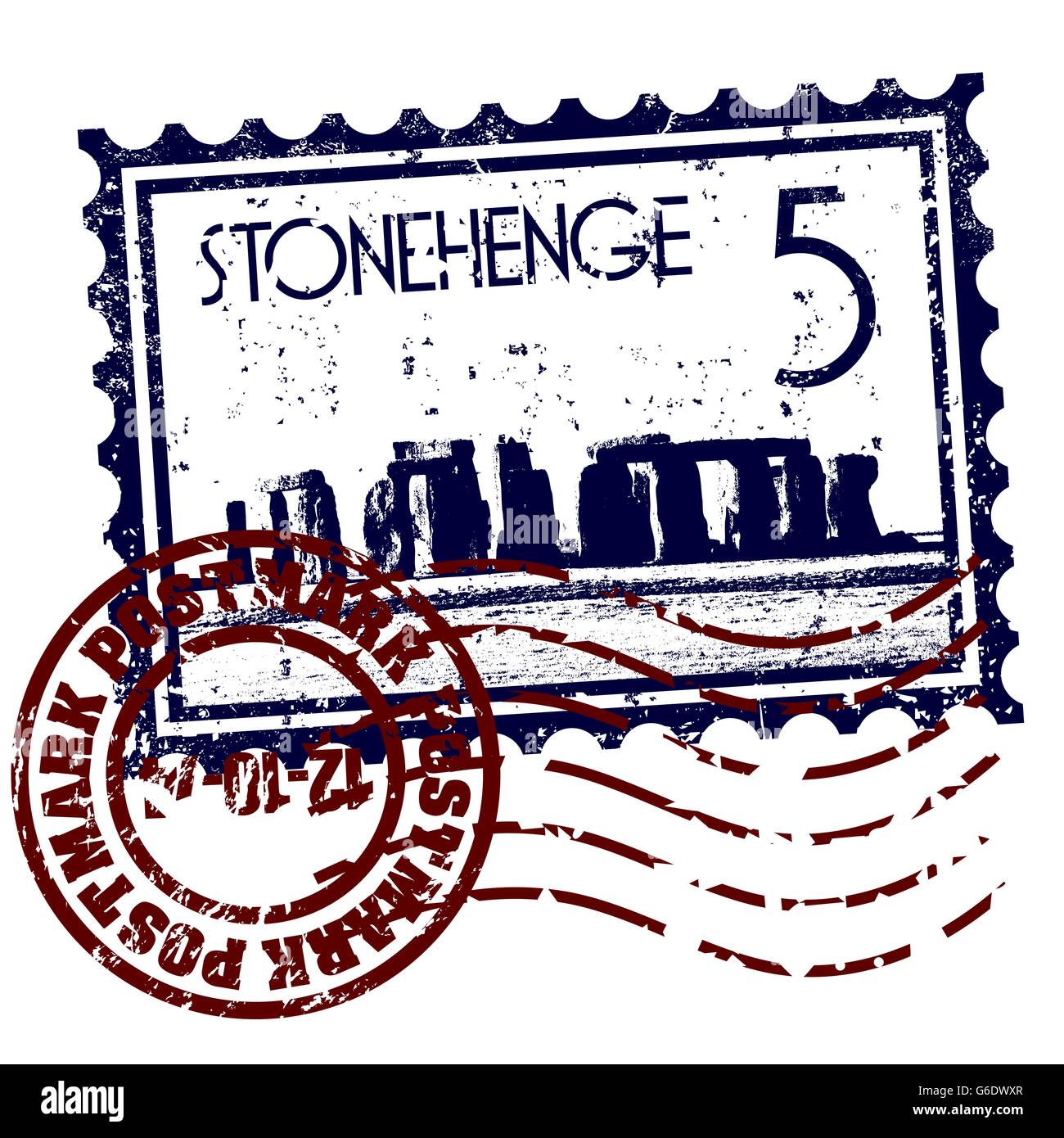 Vector illustration of single isolated Stonehenge icon Stock Vector ...