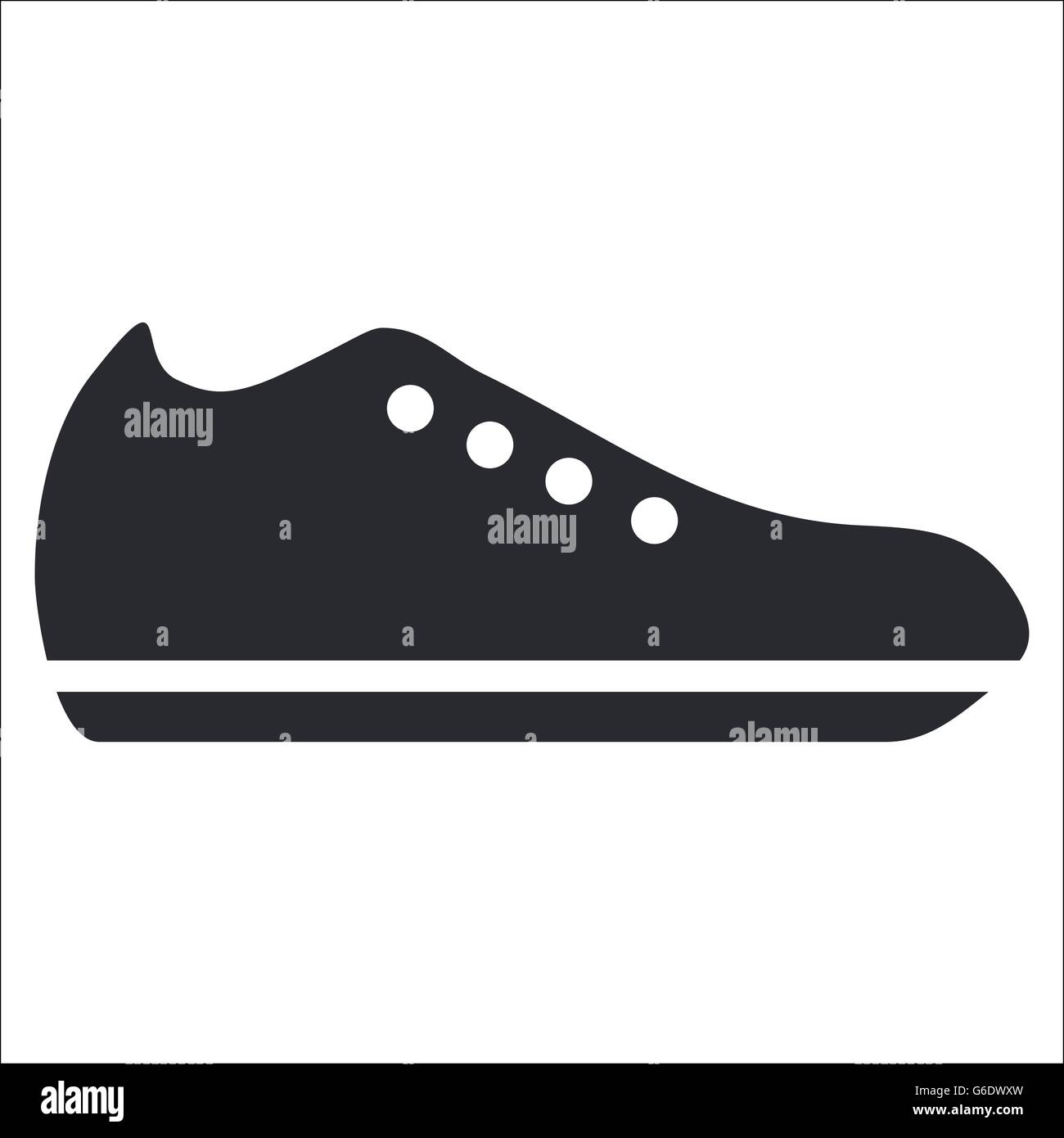 Vector illustration of single isolated shoe icon Stock Vector Image ...