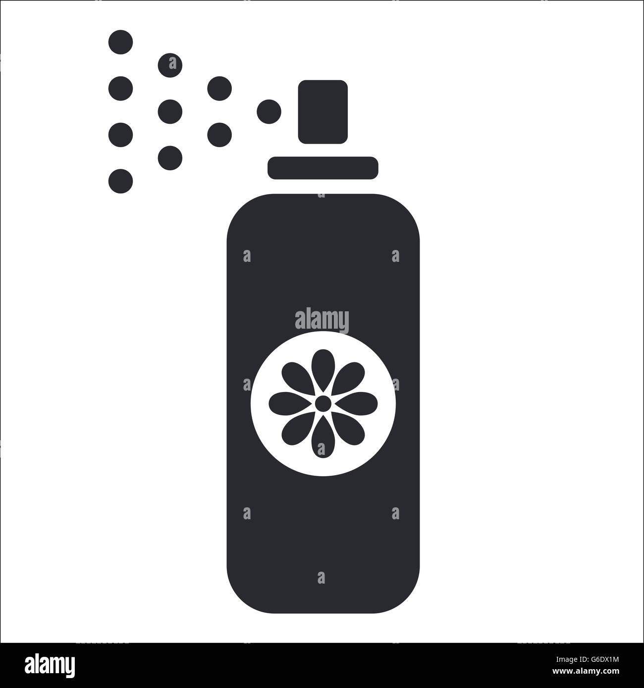 Vector illustration of single isolated spray icon Stock Vector Image ...