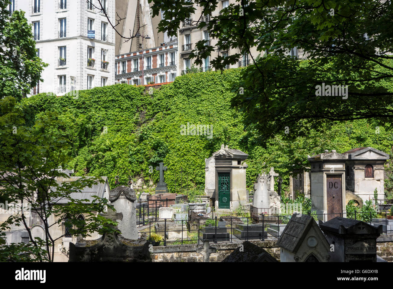 Cimetiere de Montmartre Stock Photo
