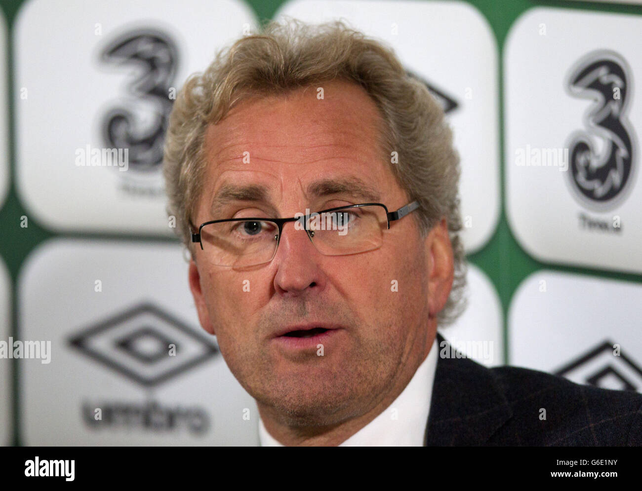 Manager erik during press conference following the world cup qualifying
