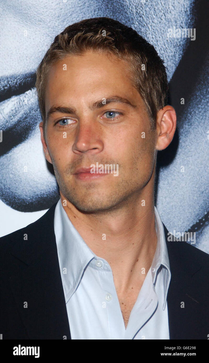 Actor Paul Walker at the UK premiere of 2 Fast 2 Furious, at the Warner  Village Cinema in London's West End Stock Photo - Alamy