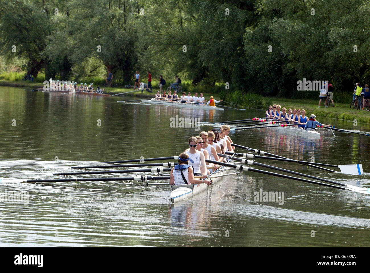 The Start of the 2003 May Bumps on The River Cam in Cambridge Homerton ...