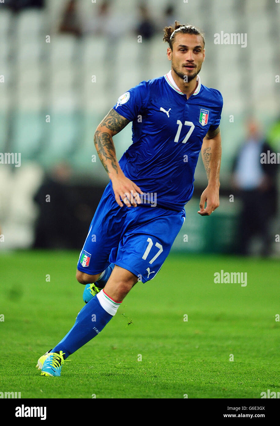 Soccer - 2014 FIFA World Cup - Qualifier - Group B - Italy v Czech Republic - Juventus Stadium Stock Photo