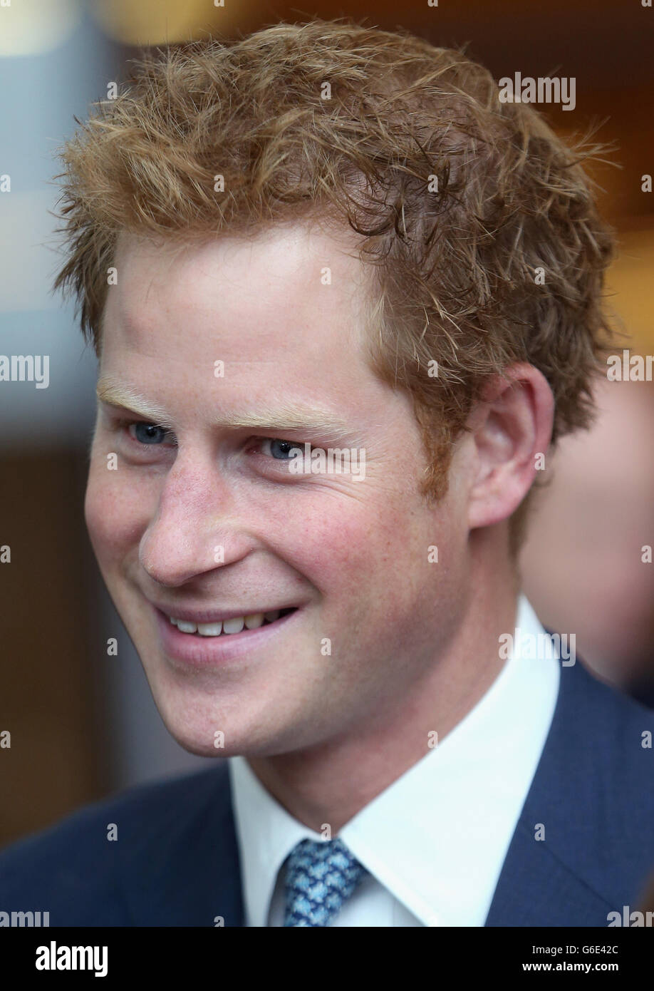 Prince Harry on the trading floor during the BGC Partners Charity Day