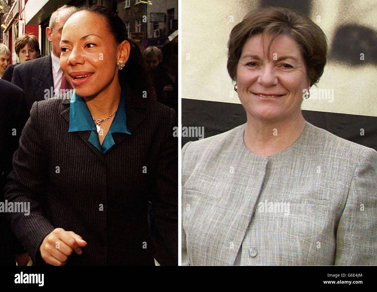 Labour MP Oona King (left) and Lib Dem Jenny Tongue (right) who, will compare the treatment of Palestinians in the Gaza Strip by Israel to that of the Nazis' creation of the Warsaw ghetto. Stock Photo