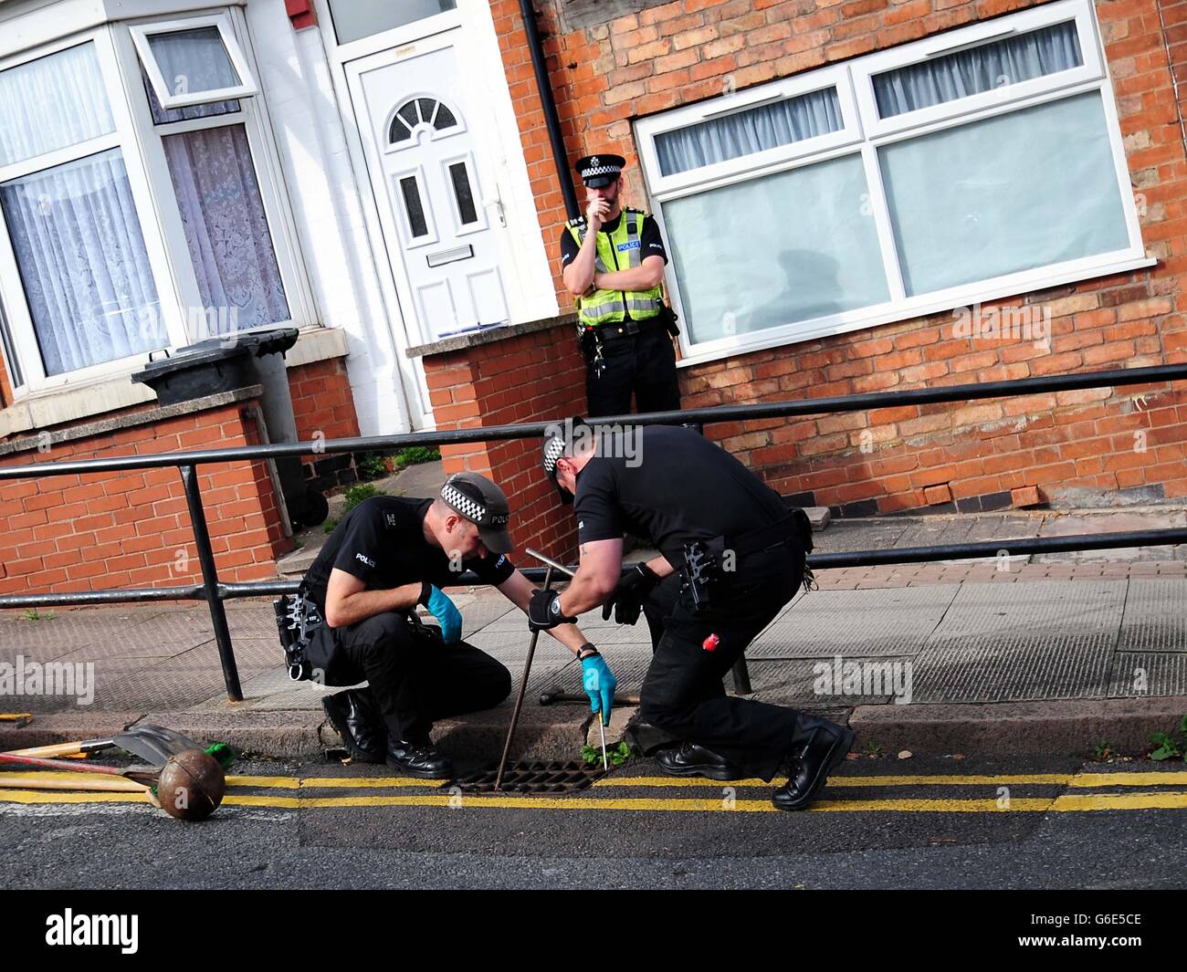 Fatal house fire in Leicester Stock Photo - Alamy