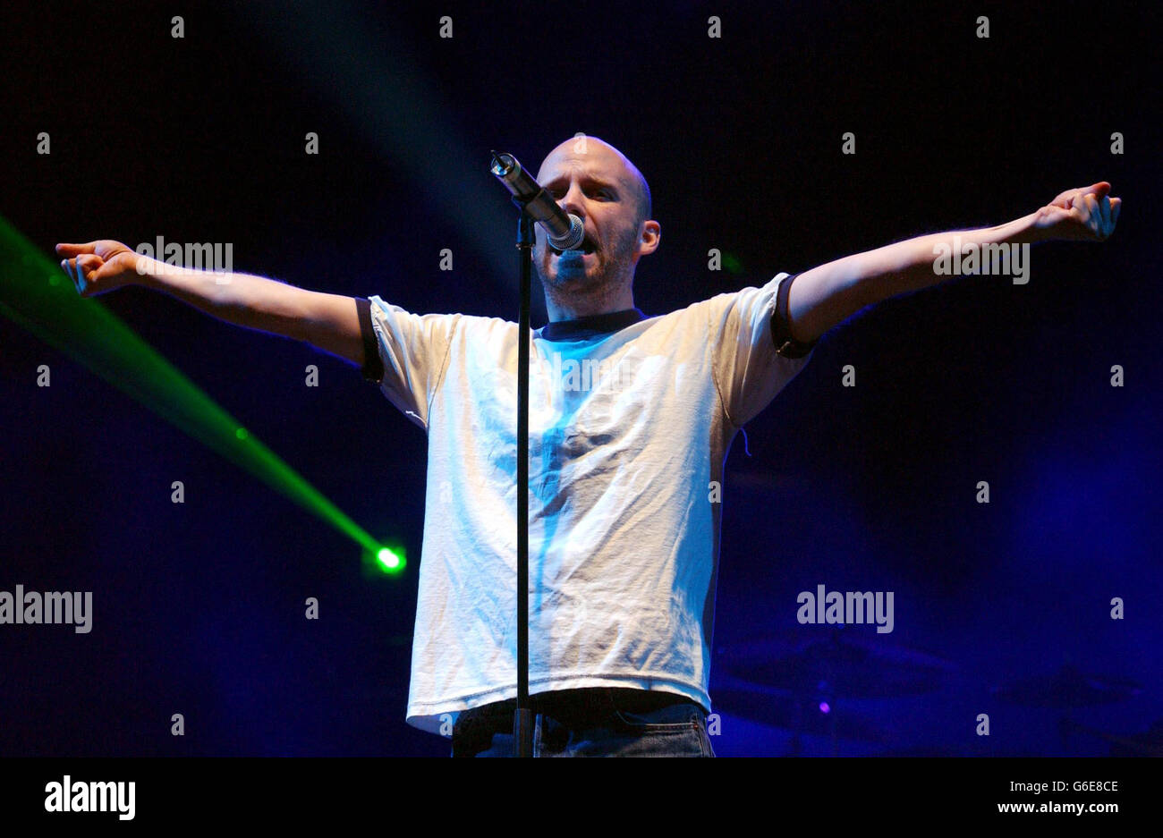 Moby Glastonbury Festival Stock Photo - Alamy