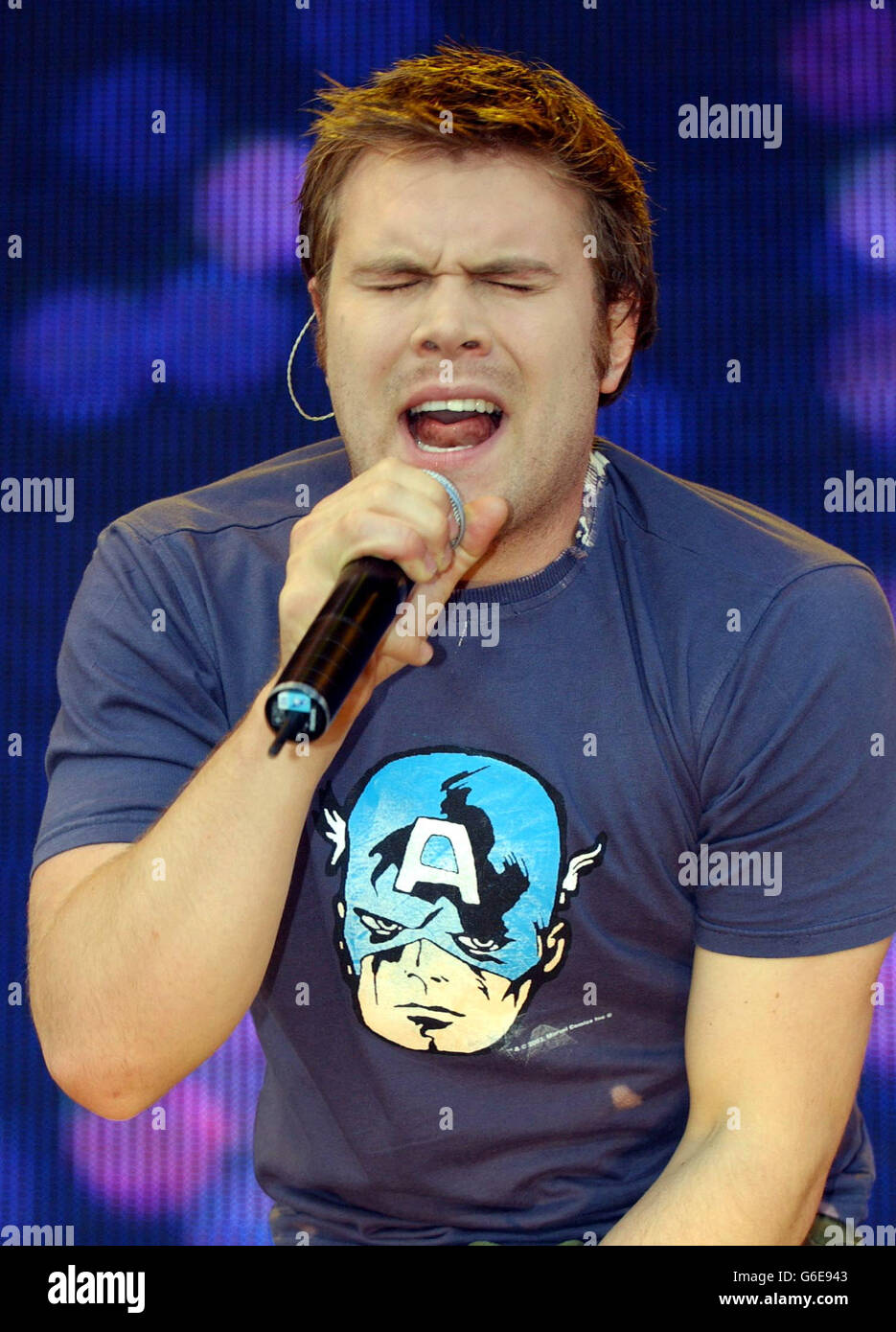 Daniel Bedingfield Party in the Park Stock Photo Alamy