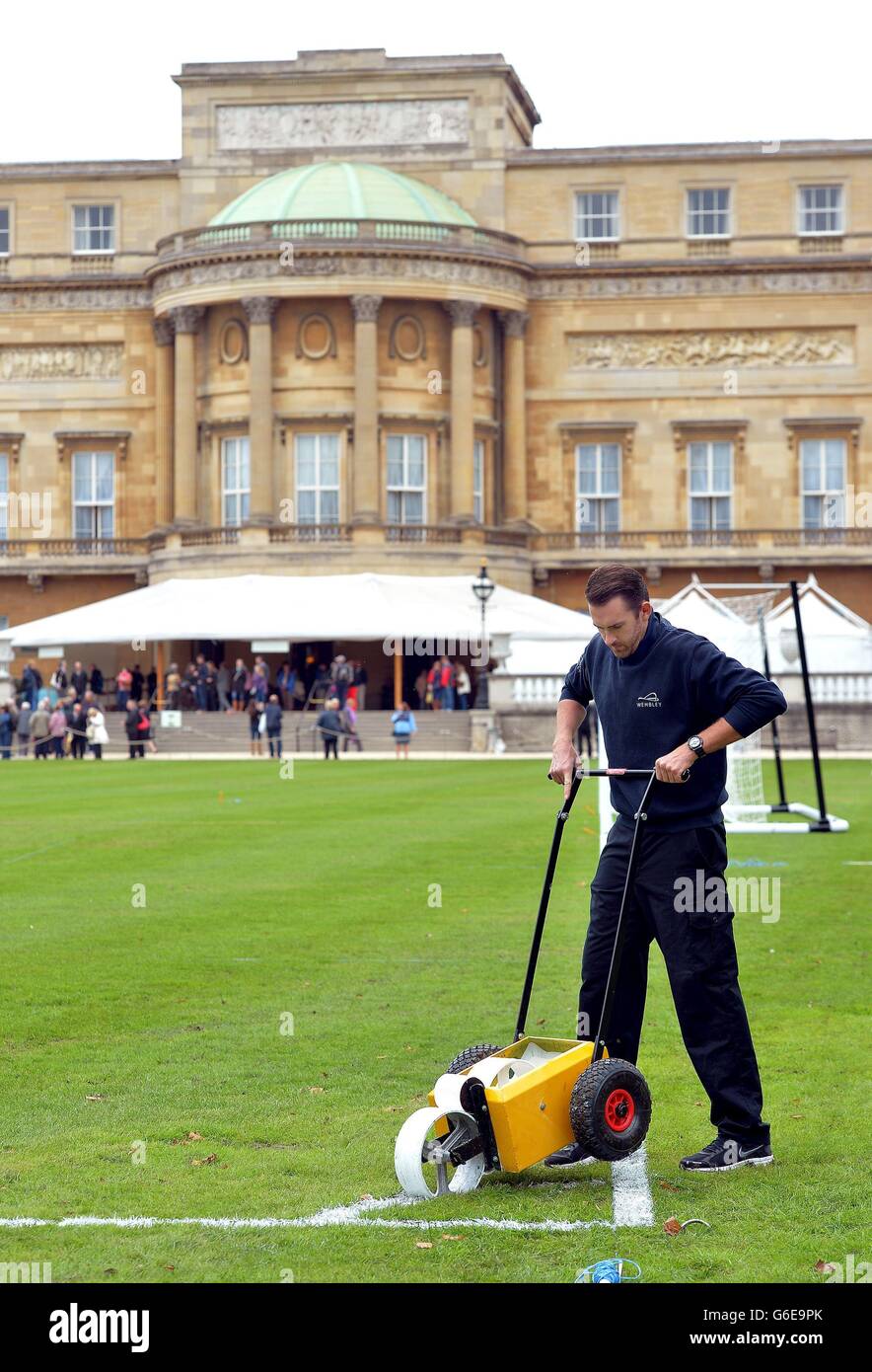 A groundsman at wembley stadium hires stock photography and images Alamy