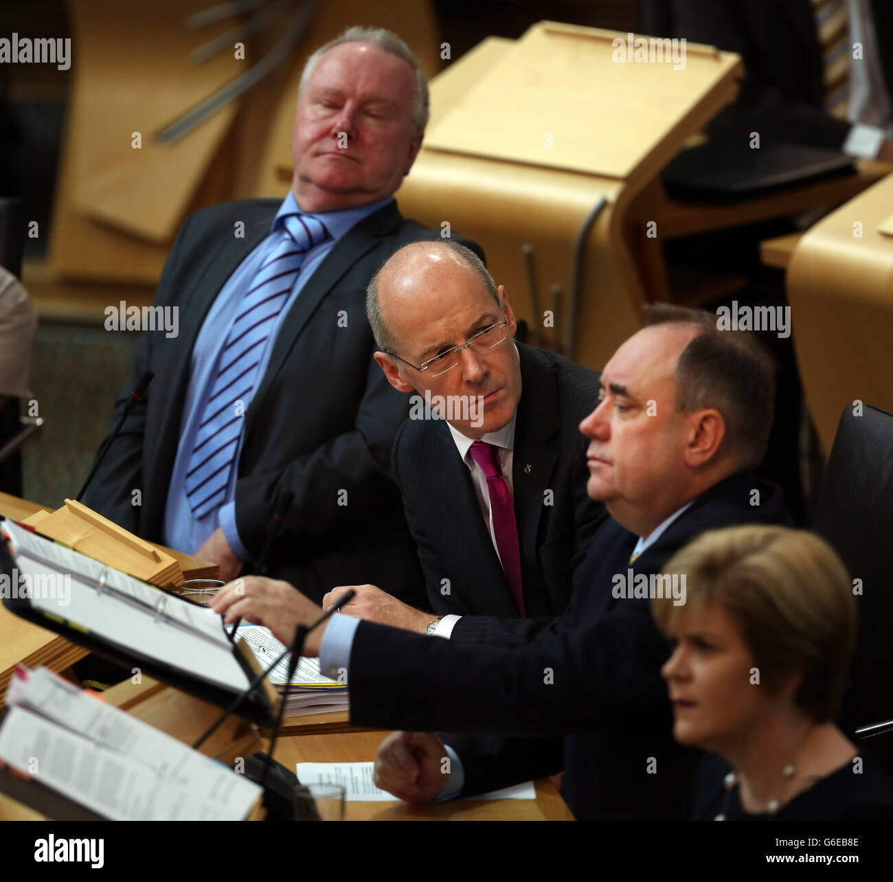 Question Time at Scottish Parliament Stock Photo - Alamy